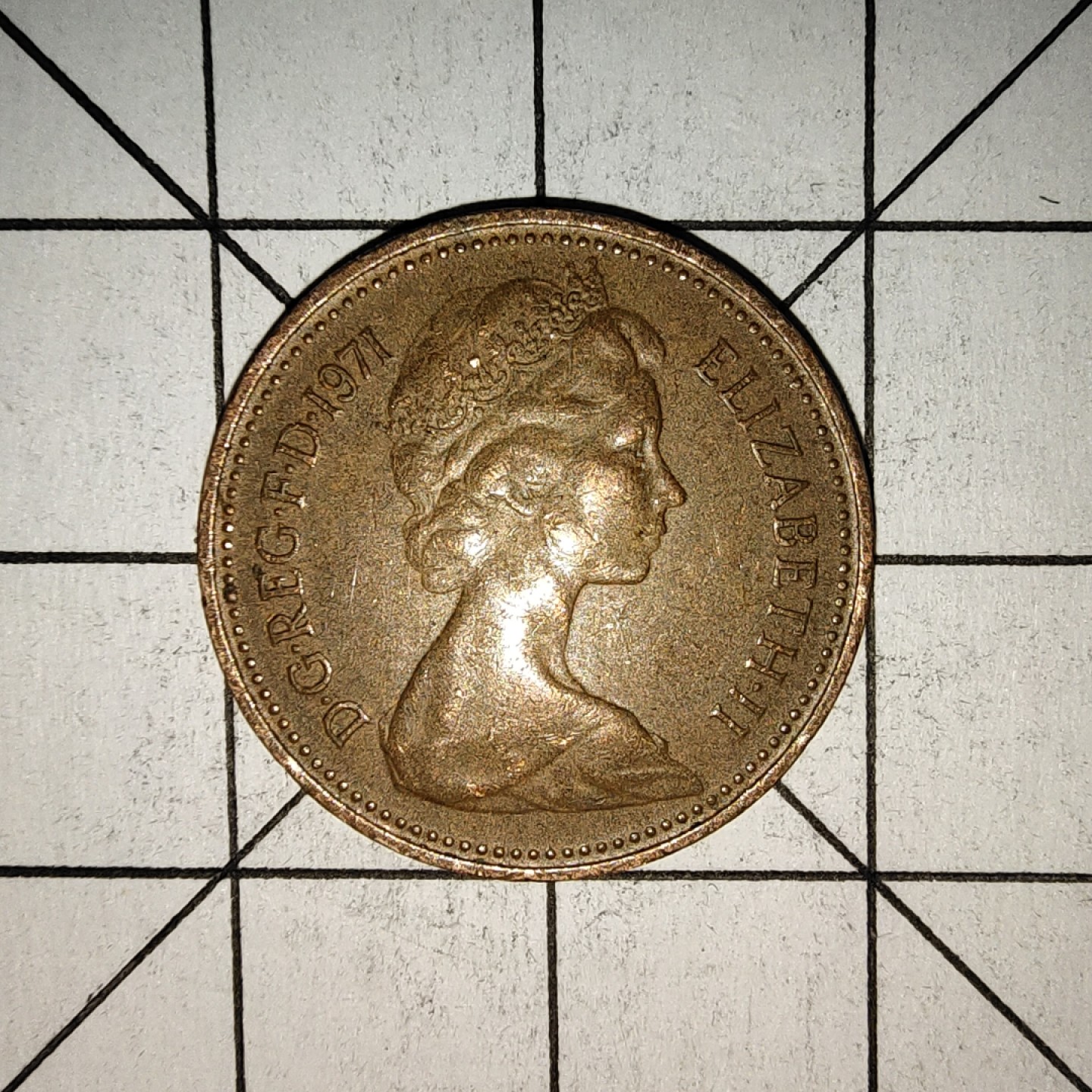 收藏之家世界硬币新年场(捡漏，无押金，无佣金，全场满20包邮，偏远地区除外) 英国1便士1971年