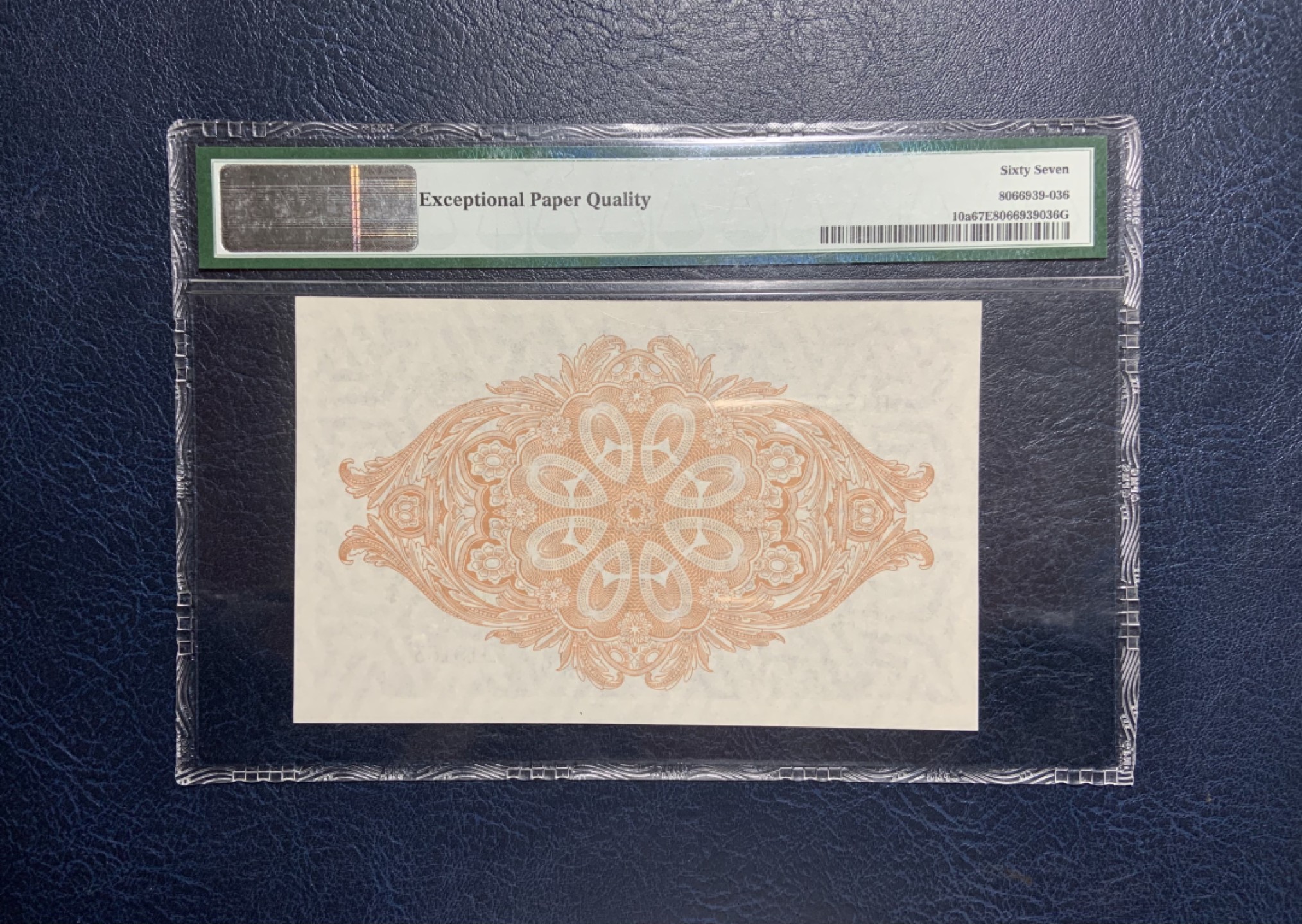 收藏联盟Quantum Auction 第231期拍卖 已更新 福克兰群岛1969年50便士 PMG67 初版 壳子有轻微瑕疵 