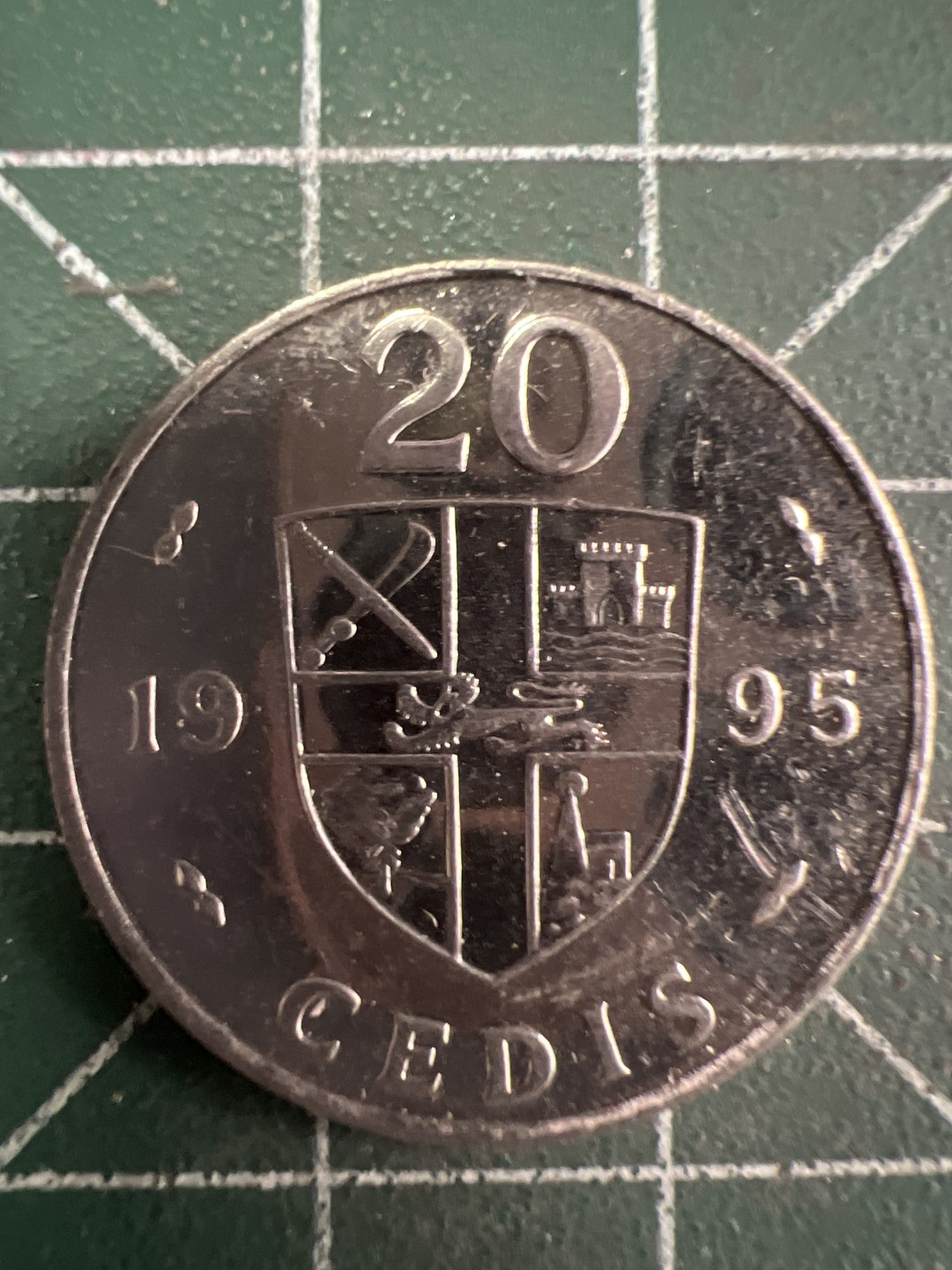 泡泡堂第219期  世界硬币邮票 （无押金，无佣金，捡漏，全场20包邮，偏远地区除外） 加纳20塞地