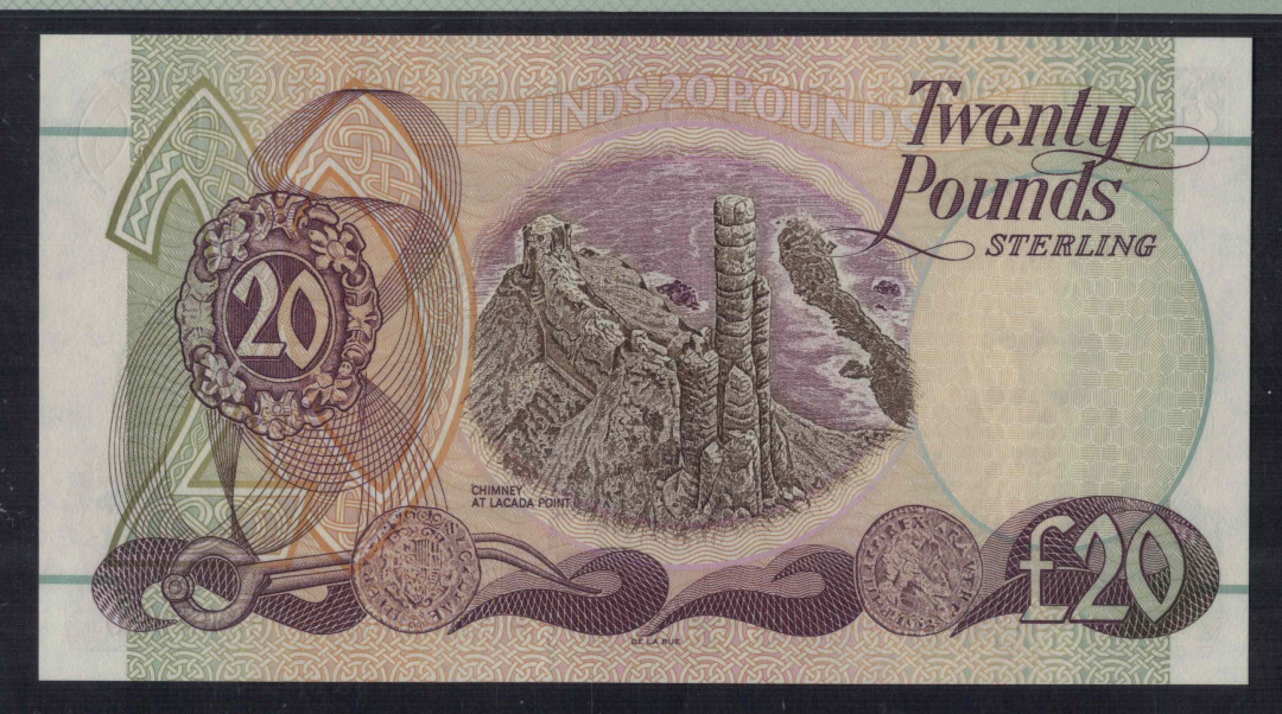 北爱尔兰(第一信托银行)20镑 2007年 P-137b 欧洲纸币 实物图 UNC