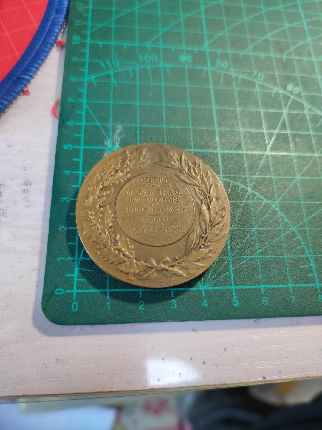 欧洲老铜章银章，周五晚自动结拍 法国艺术麦朵尔杜普伊的云端铜章