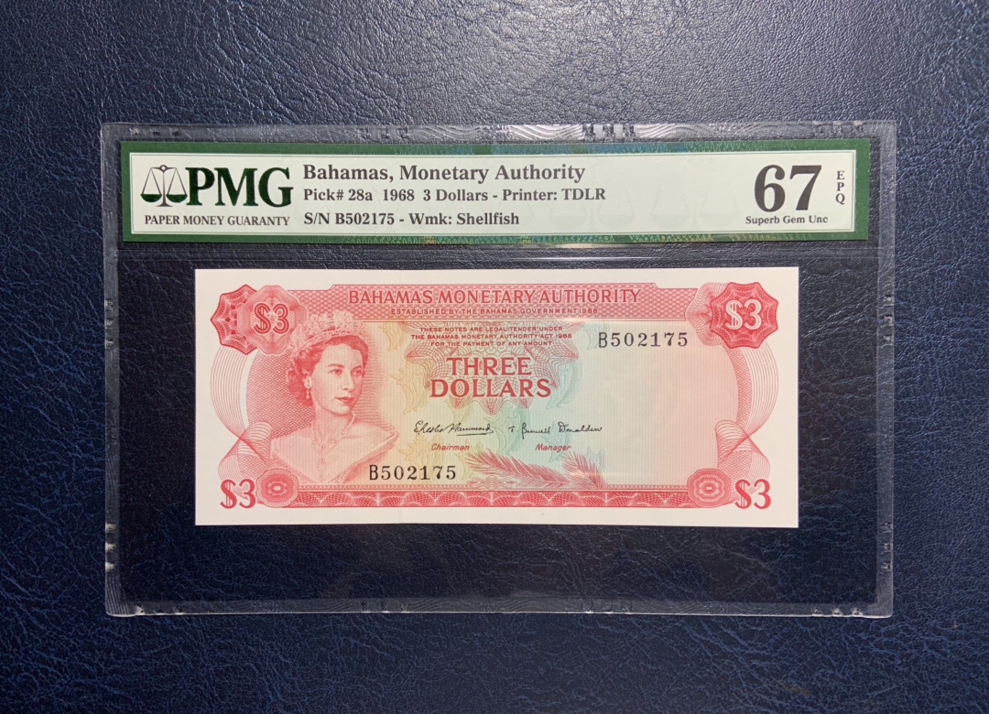 收藏联盟Quantum Auction 第231期拍卖 已更新 巴哈马1968年3元 PMG67 沙滩比基尼