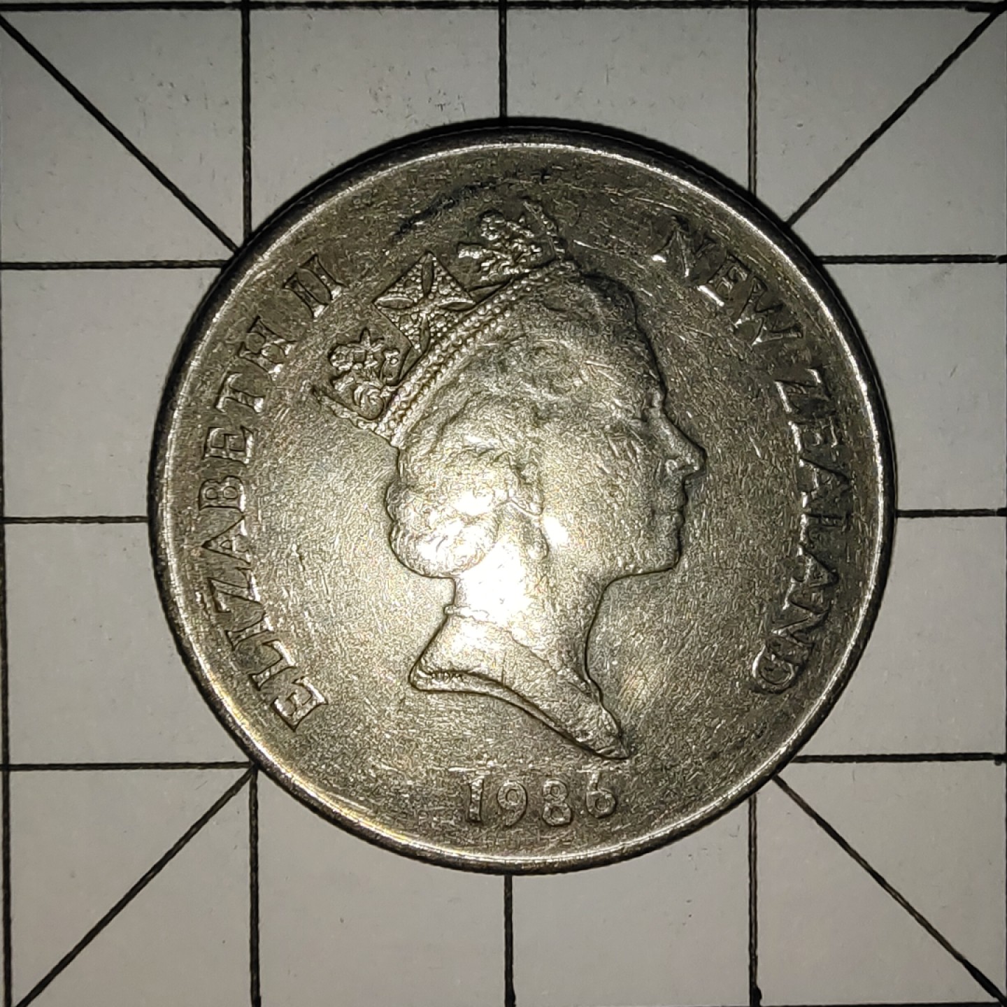 收藏之家世界硬币新年场(捡漏，无押金，无佣金，全场满20包邮，偏远地区除外) 新西兰20分1986年