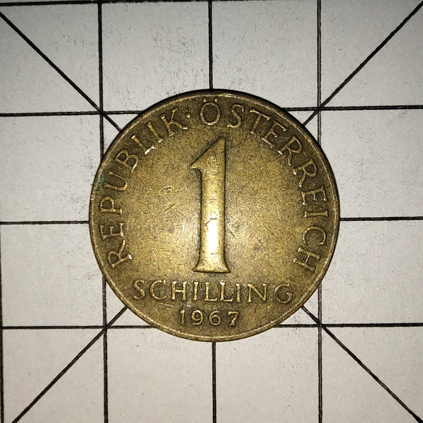 收藏之家世界硬币新年场(捡漏，无押金，无佣金，全场满20包邮，偏远地区除外) 奥地利1先令1967年