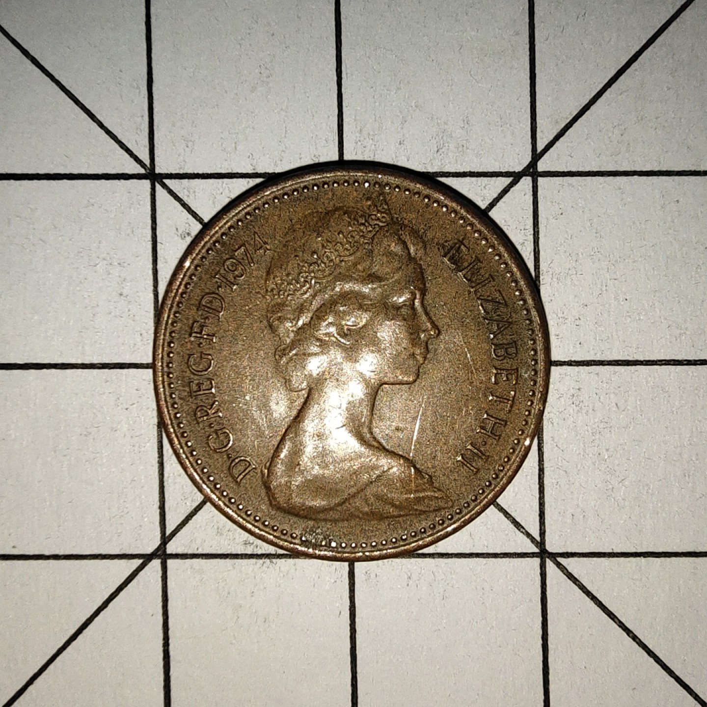 收藏之家世界硬币新年场(捡漏，无押金，无佣金，全场满20包邮，偏远地区除外) 英国1便士1974年