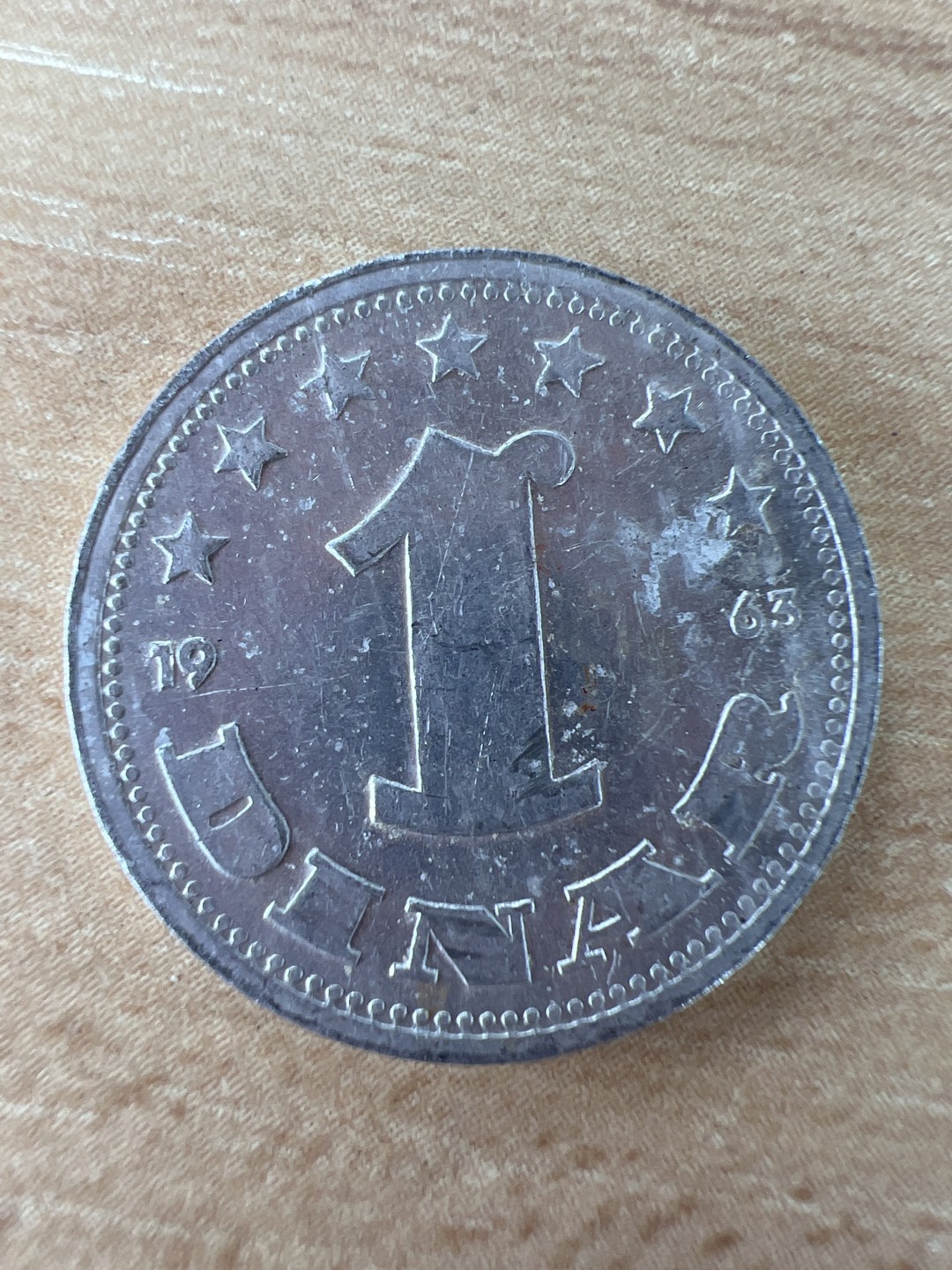 泡泡堂微拍第五十八幕硬币捡漏可累计专场👿👿，零佣金，零押金，累计满二十元包邮，接受代拍业务 南斯拉夫1第纳尔