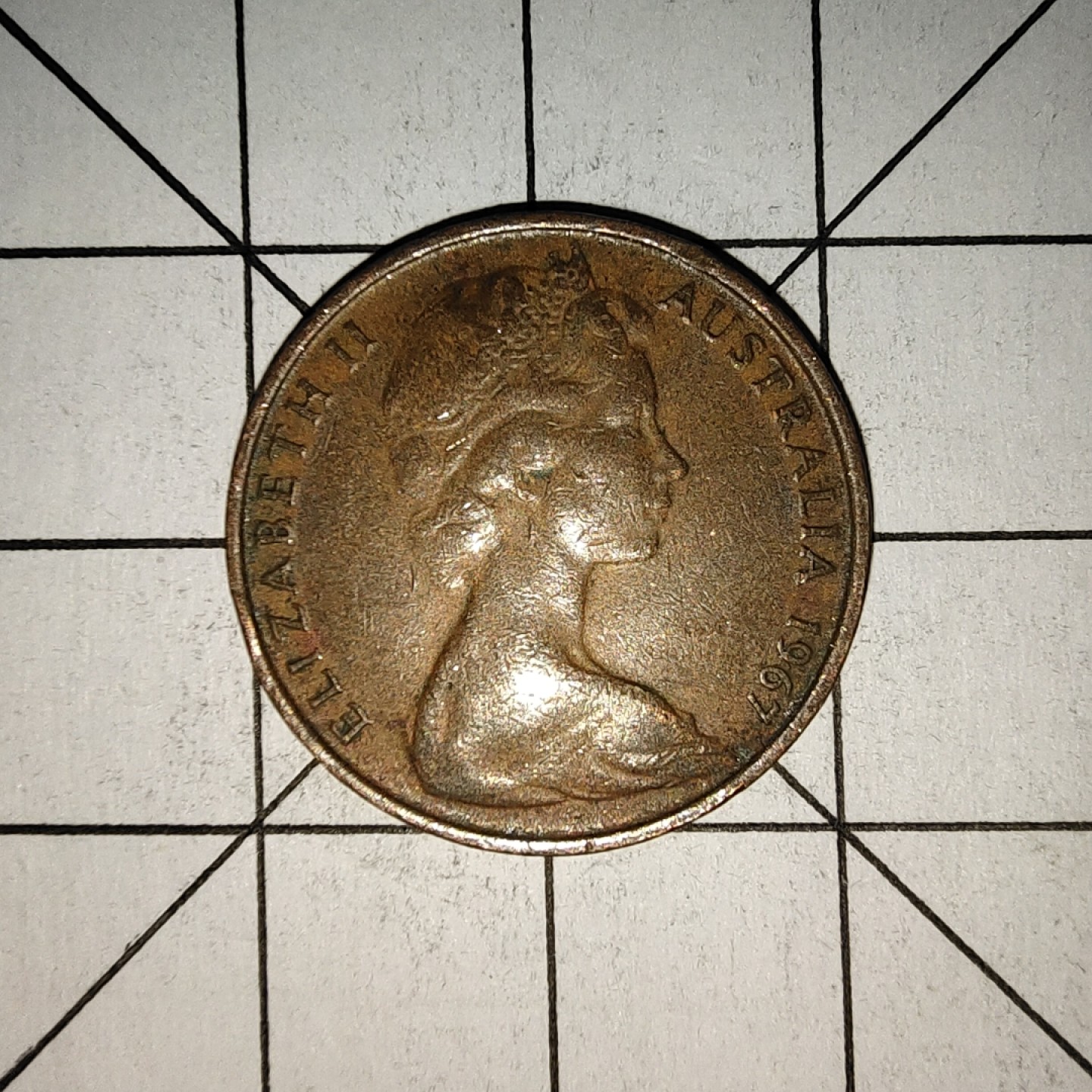 收藏之家世界硬币新年场(捡漏，无押金，无佣金，全场满20包邮，偏远地区除外) 澳大利亚2分1967年