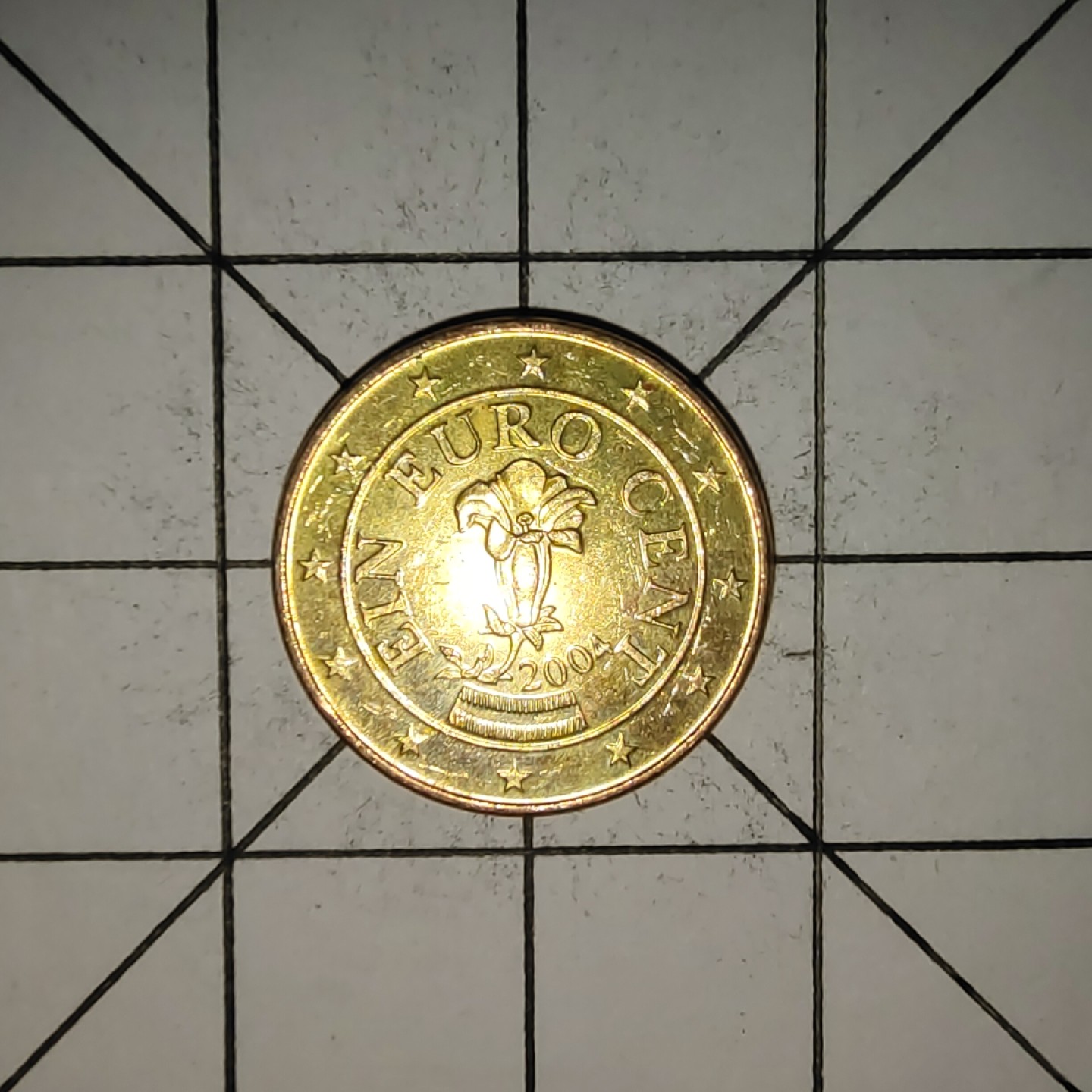 收藏之家世界硬币新年场(捡漏，无押金，无佣金，全场满20包邮，偏远地区除外) 意大利1欧分2004年