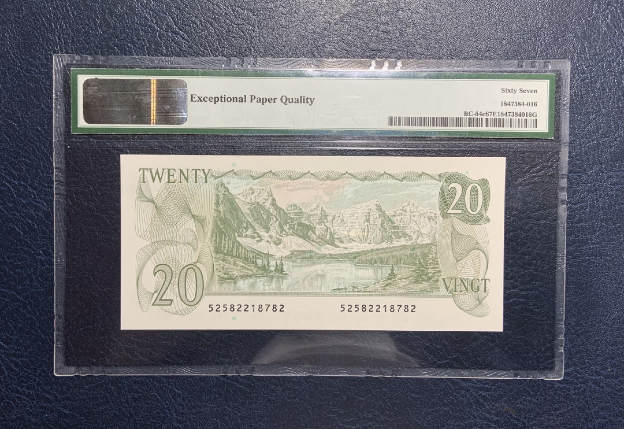 收藏联盟Quantum Auction 第231期拍卖 已更新 加拿大1979年20元 PMG67 世界名胜风景 落基山脉