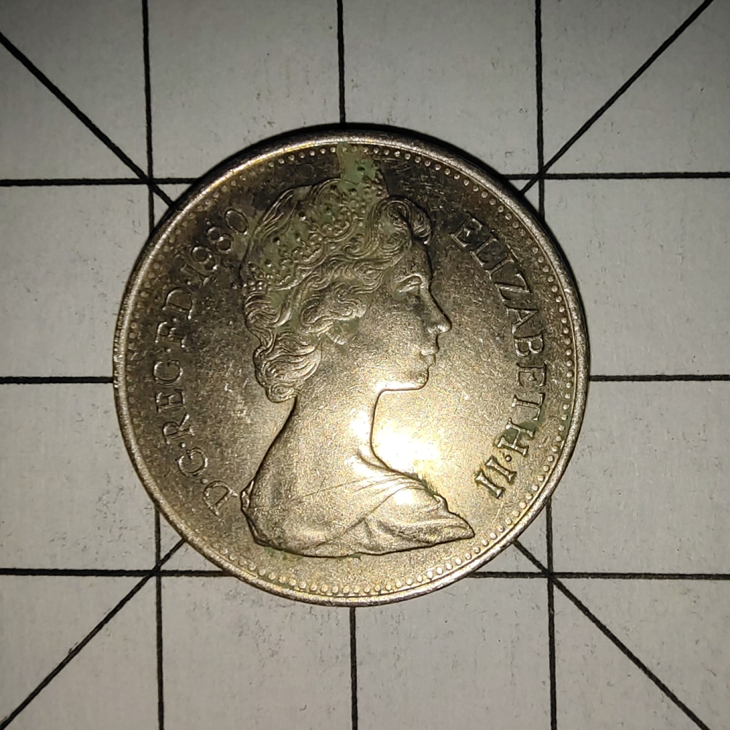 收藏之家世界硬币新年场(捡漏，无押金，无佣金，全场满20包邮，偏远地区除外) 英国5便士1980年