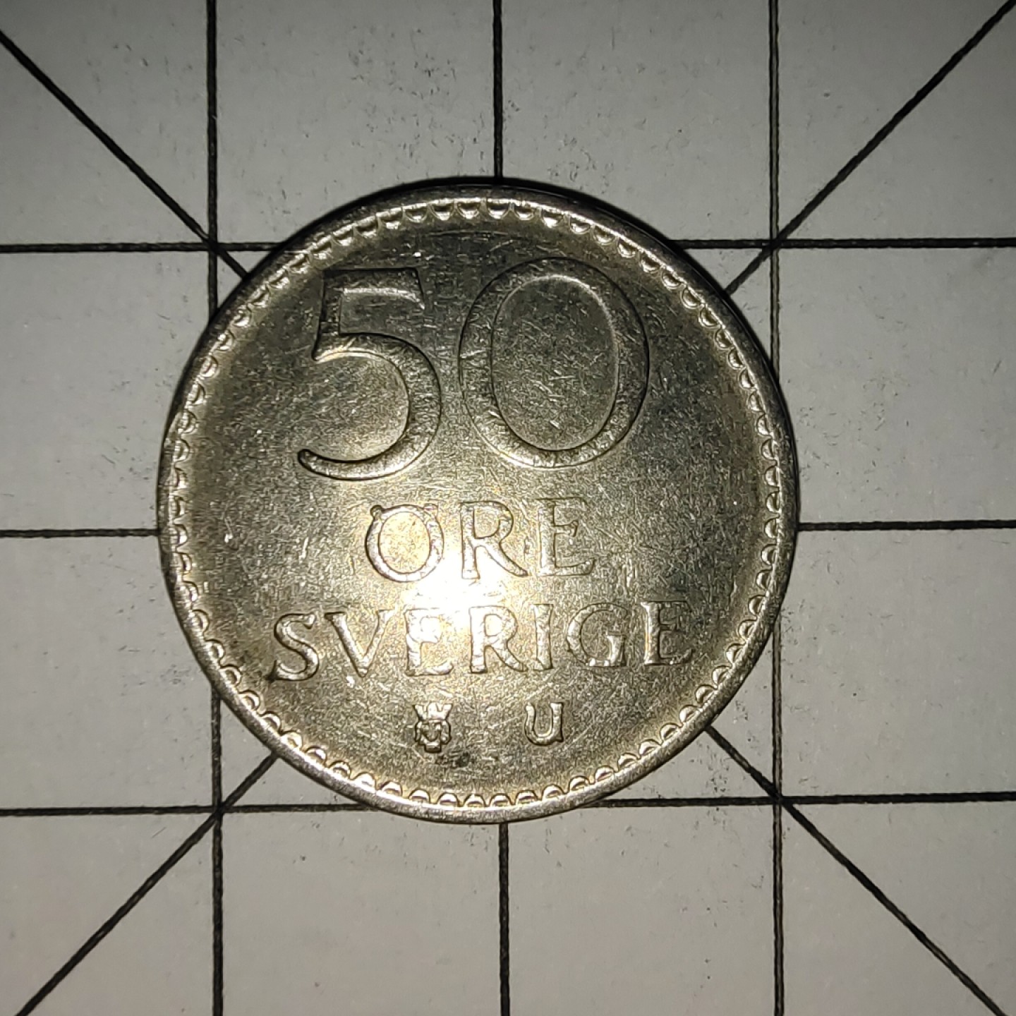 收藏之家世界硬币新年场(捡漏，无押金，无佣金，全场满20包邮，偏远地区除外) 瑞典50欧尔1966年