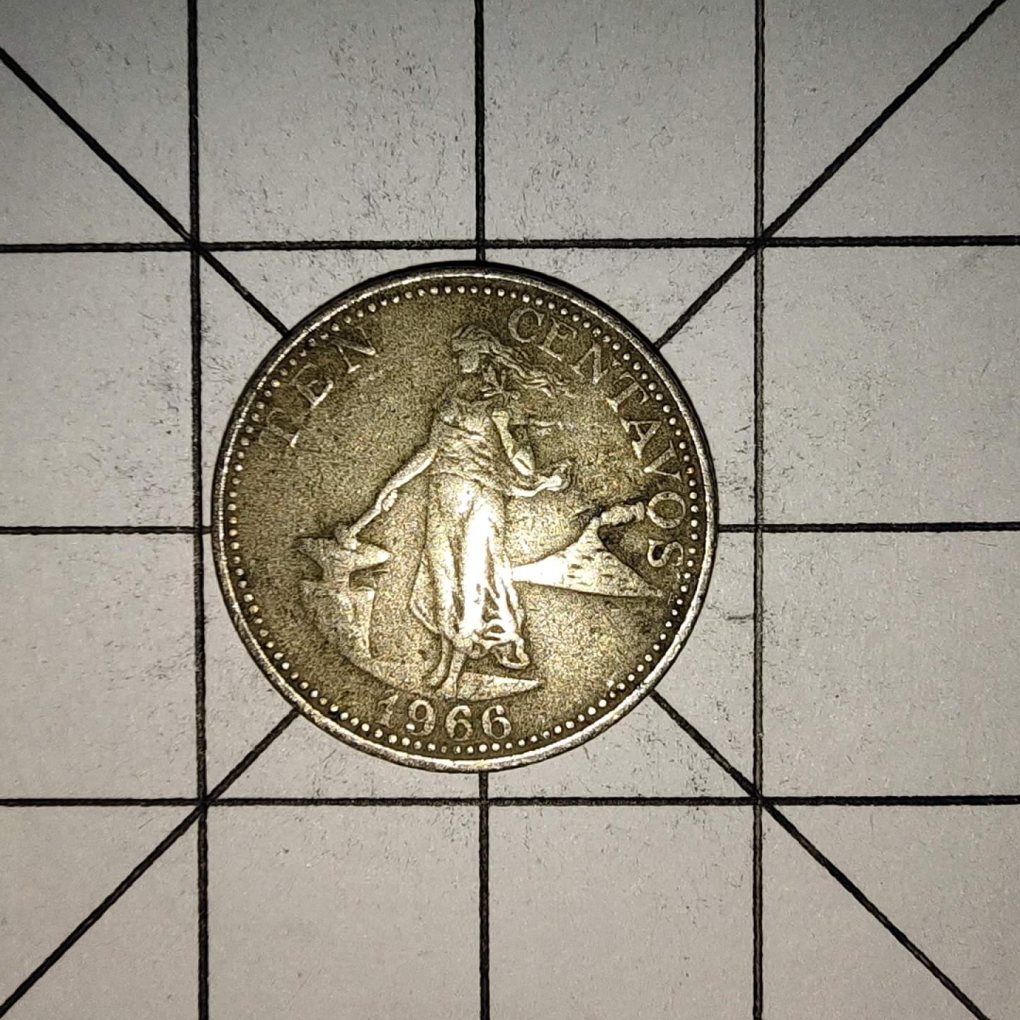 收藏之家世界硬币新年场(捡漏，无押金，无佣金，全场满20包邮，偏远地区除外) 菲律宾10分1966年