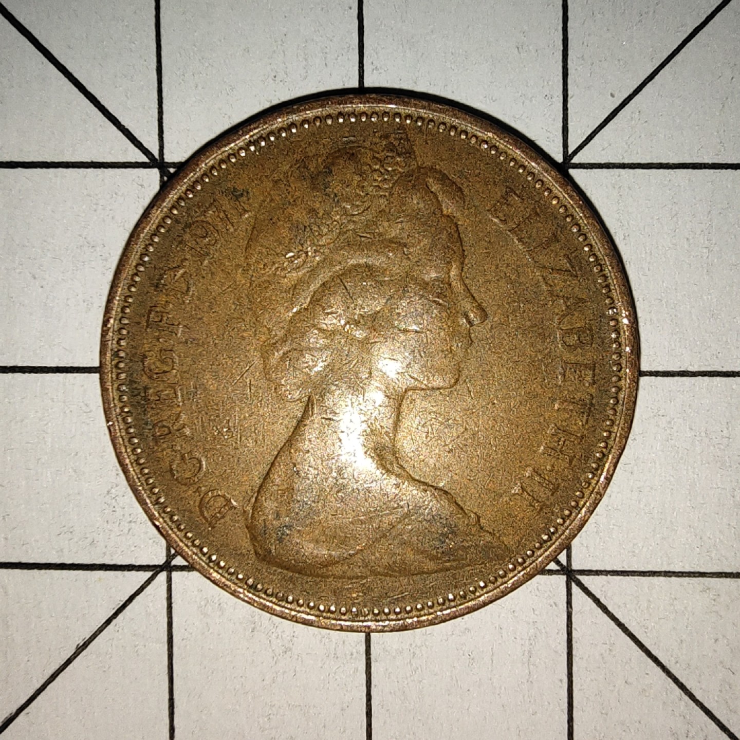 收藏之家世界硬币新年场(捡漏，无押金，无佣金，全场满20包邮，偏远地区除外) 英国2便士1971年