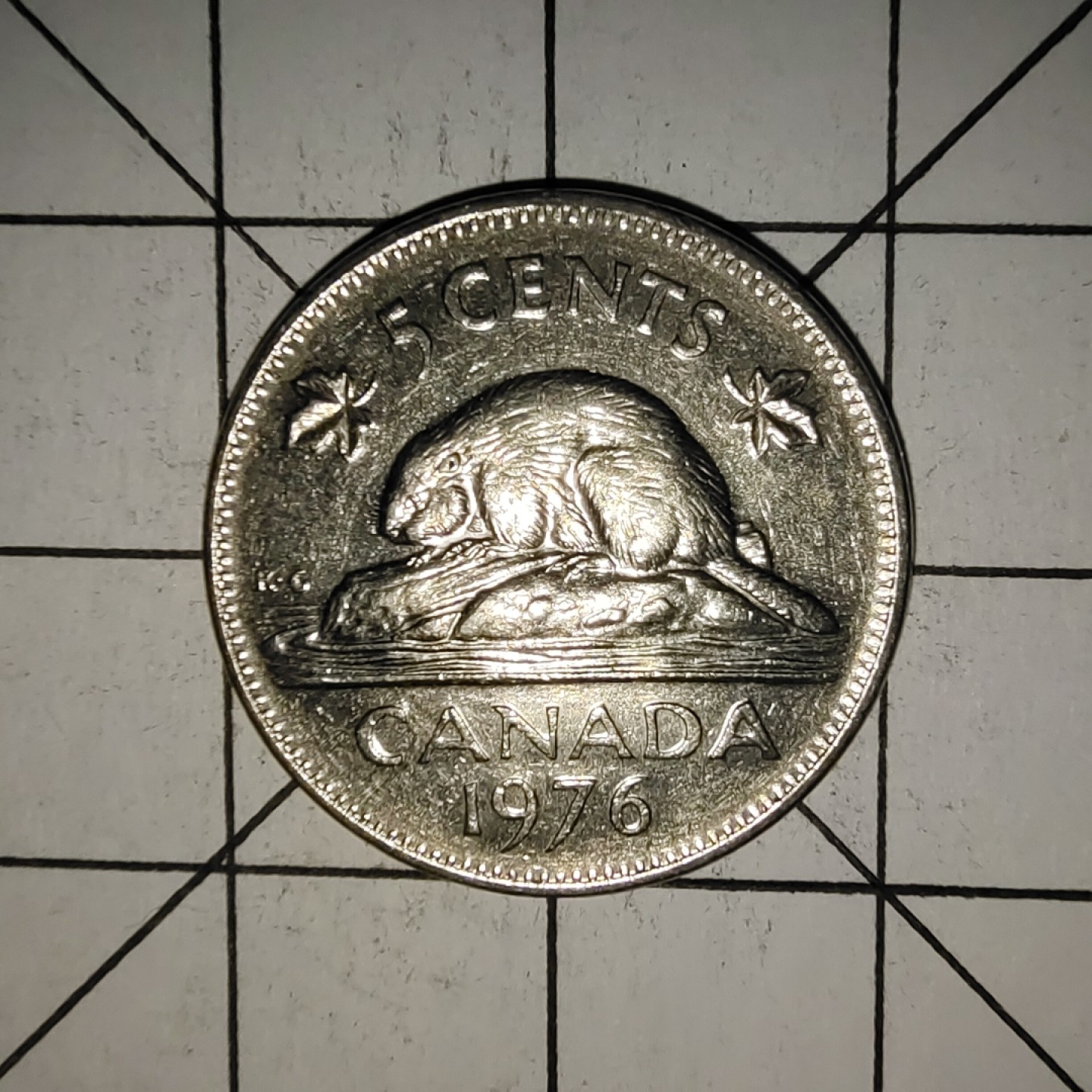 收藏之家世界硬币新年场(捡漏，无押金，无佣金，全场满20包邮，偏远地区除外) 加拿大5分1976年