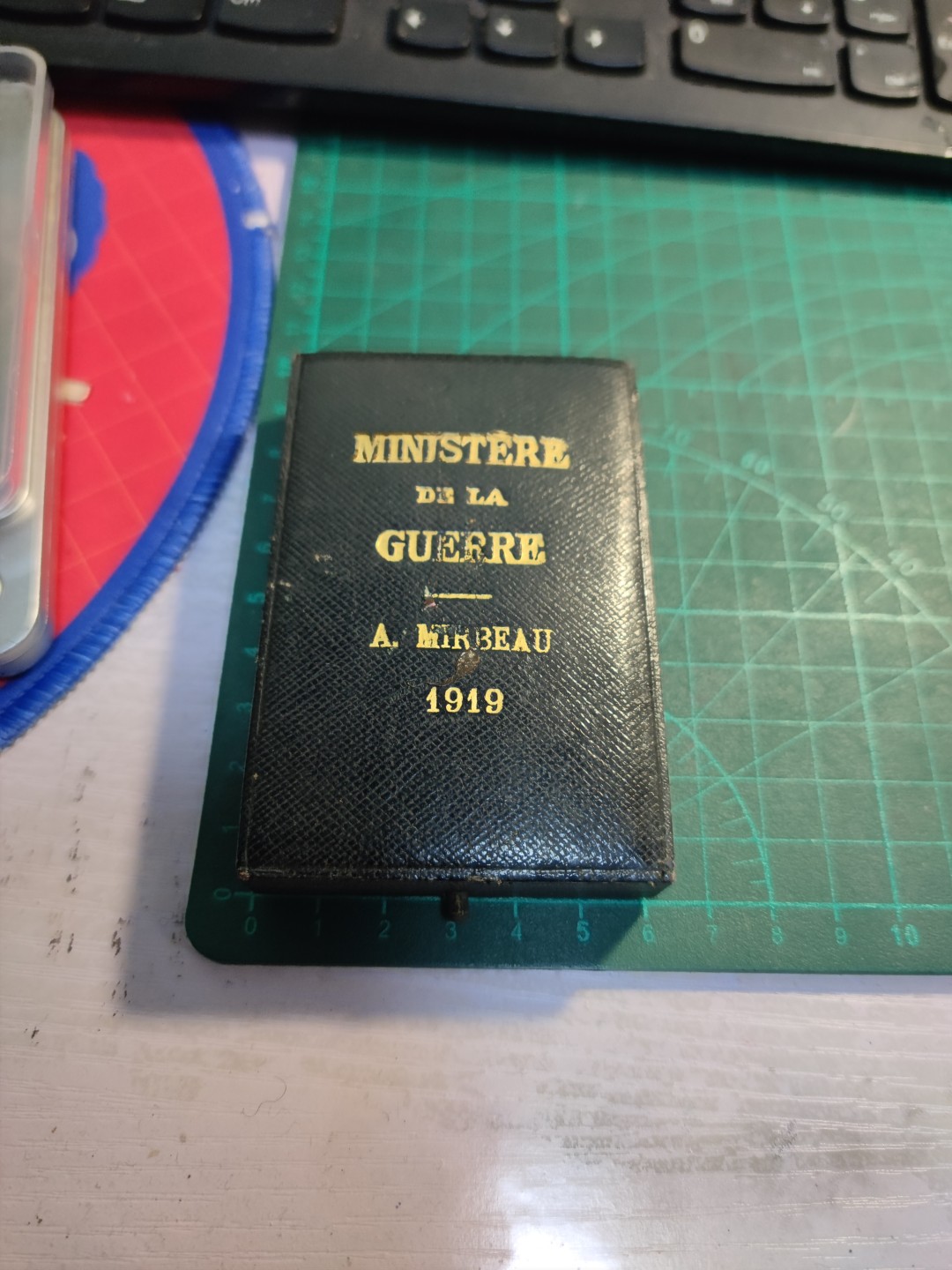 欧洲老铜章银章，周五晚自动结拍 1919原盒法国墨丘利银章 巴黎造币厂1A银标