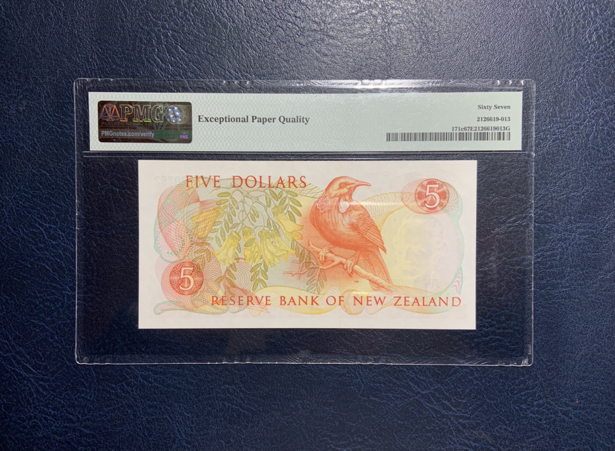 收藏联盟Quantum Auction 第231期拍卖 已更新 新西兰1989-92年5元 PMG67