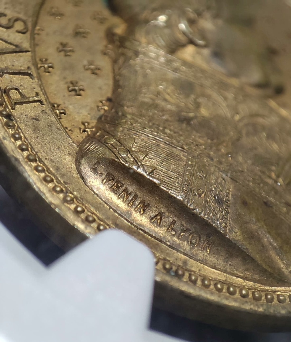 欧洲老铜章银章，周五晚自动结拍 NGC梵蒂冈庇护九世50大寿纪念章1877