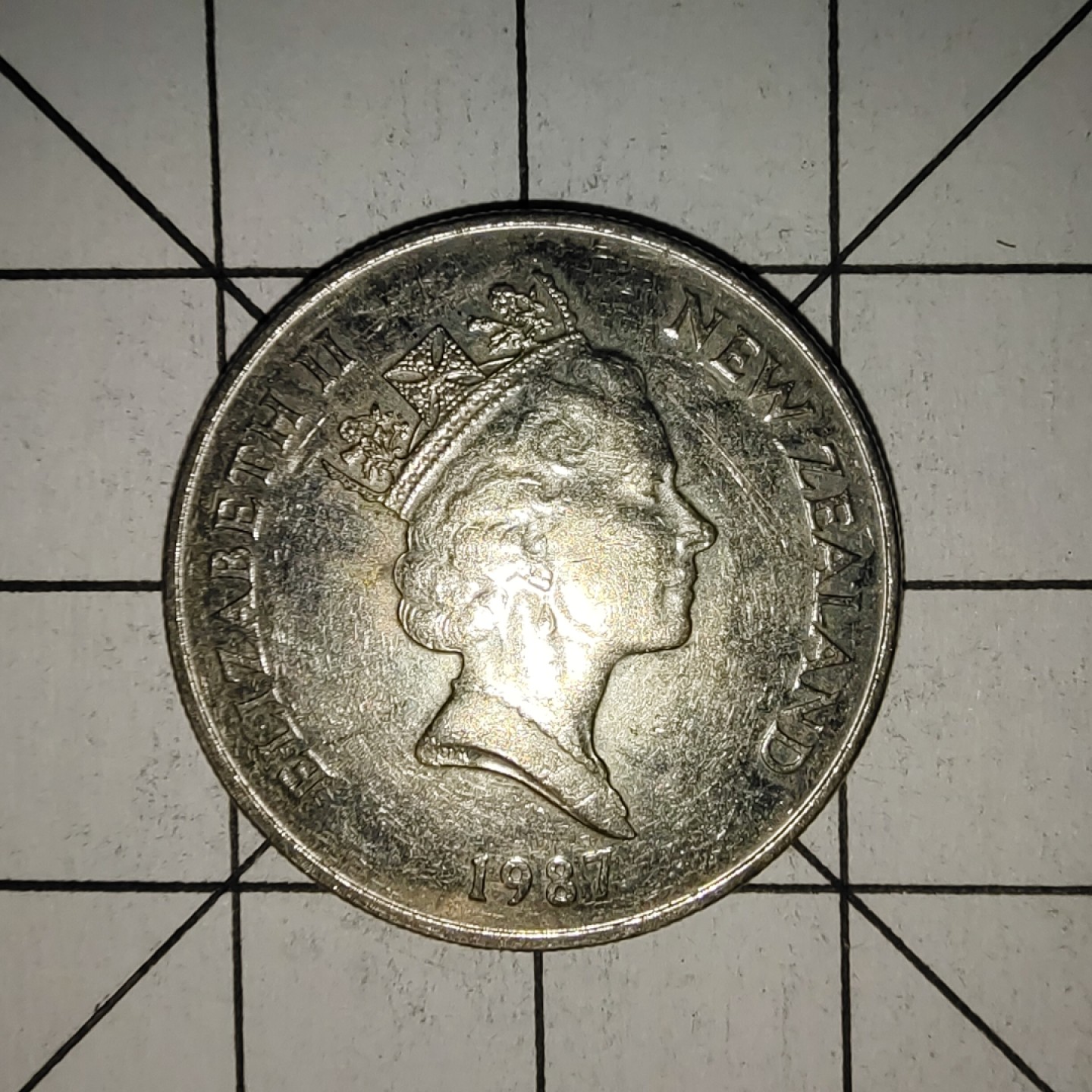 收藏之家世界硬币新年场(捡漏，无押金，无佣金，全场满20包邮，偏远地区除外) 新西兰10分1987年