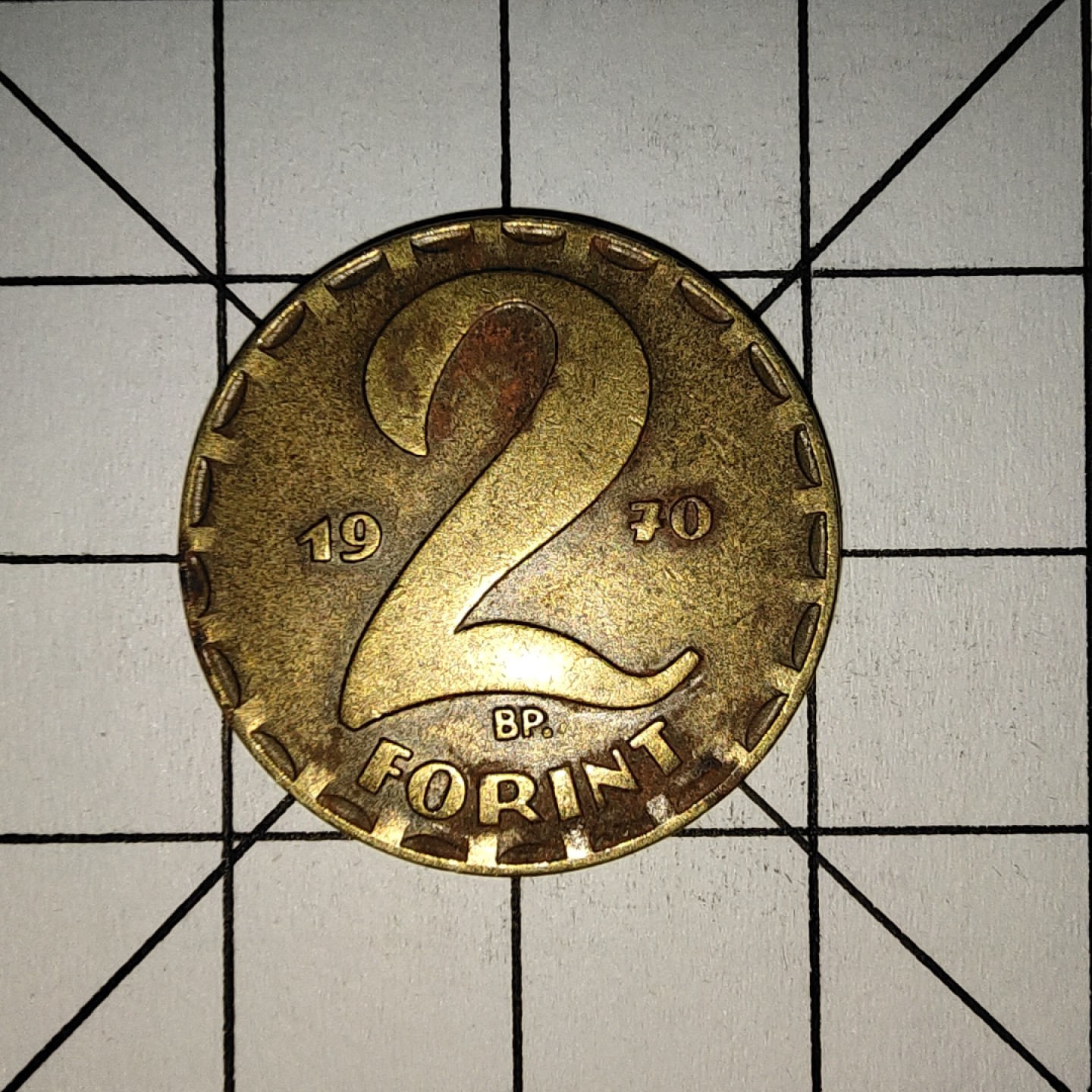 收藏之家世界硬币新年场(捡漏，无押金，无佣金，全场满20包邮，偏远地区除外) 匈牙利2福林1970年