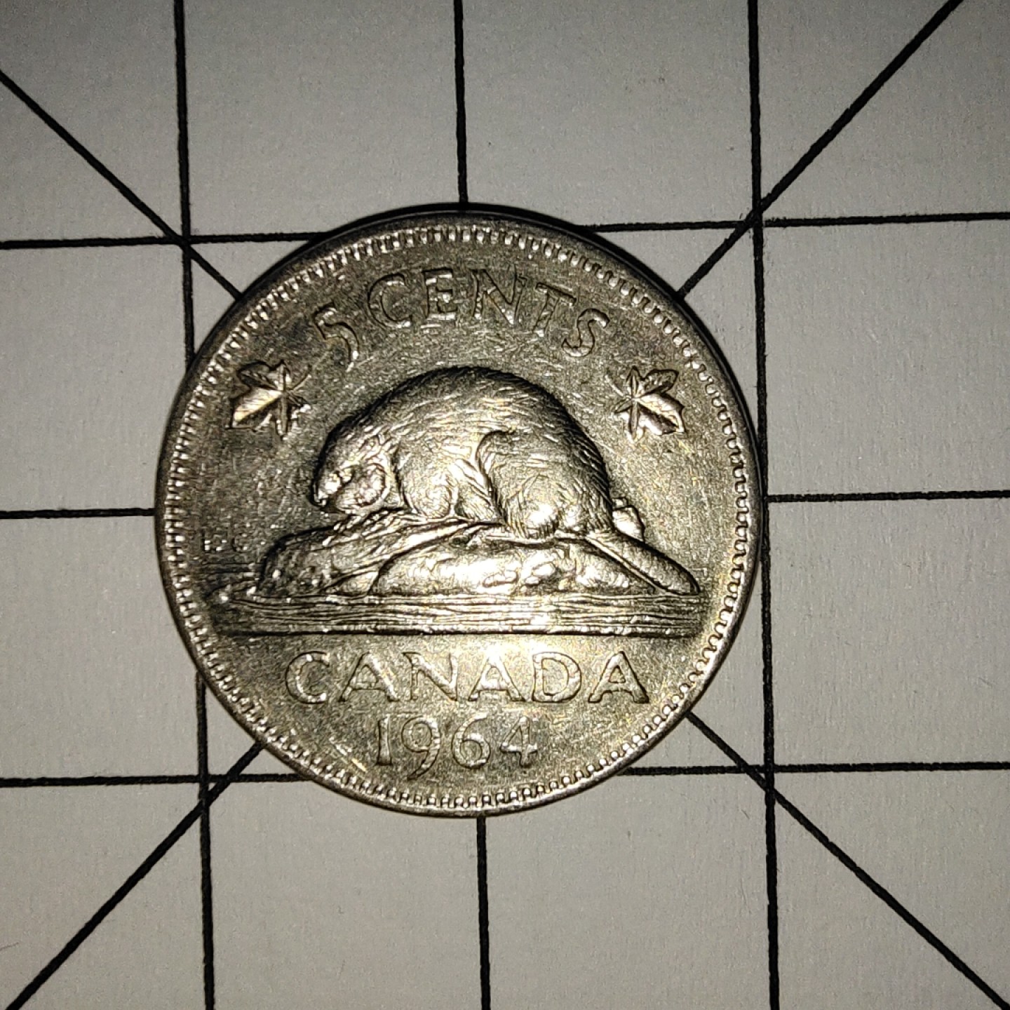 收藏之家世界硬币新年场(捡漏，无押金，无佣金，全场满20包邮，偏远地区除外) 加拿大5分1964年