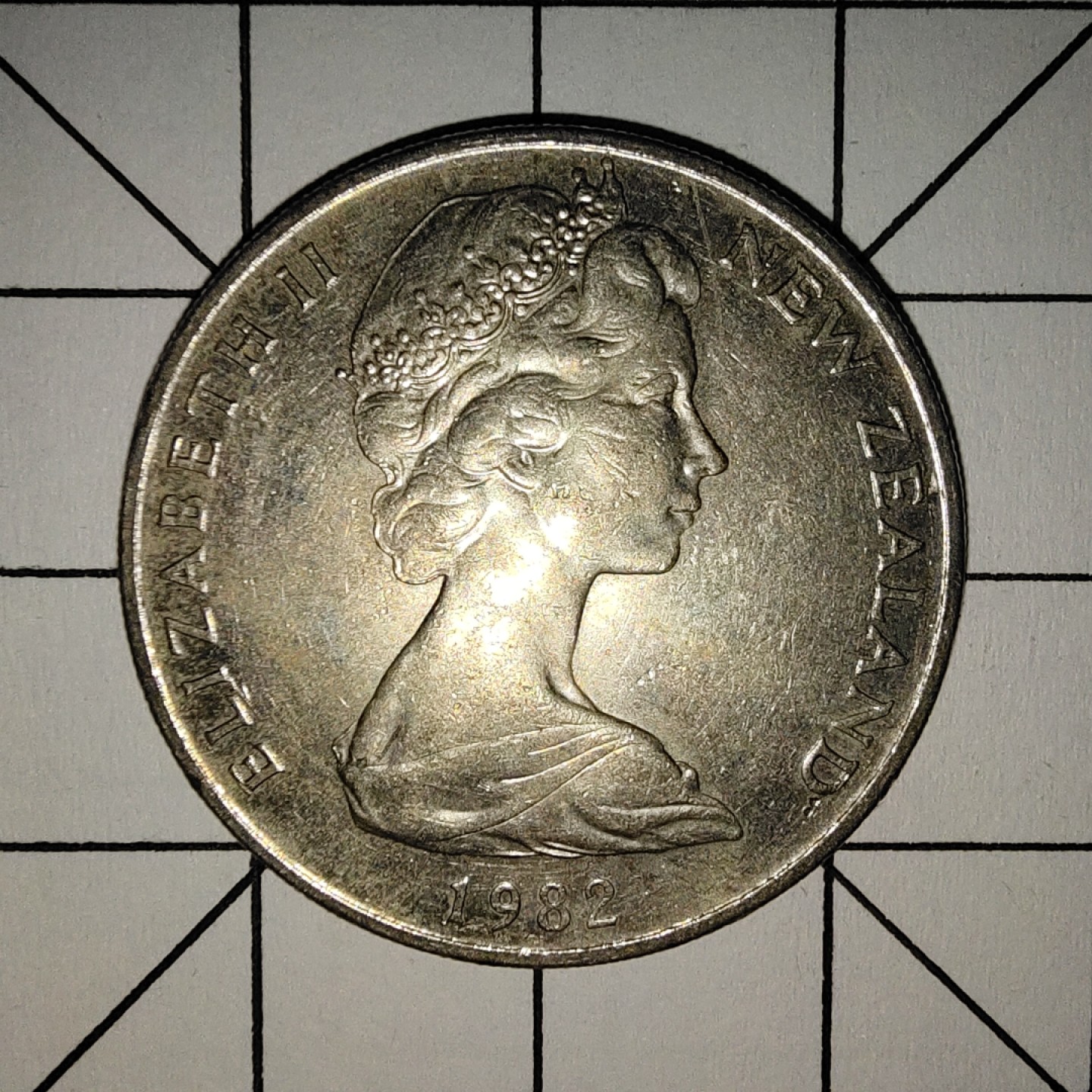 收藏之家世界硬币新年场(捡漏，无押金，无佣金，全场满20包邮，偏远地区除外) 新西兰20分1982年