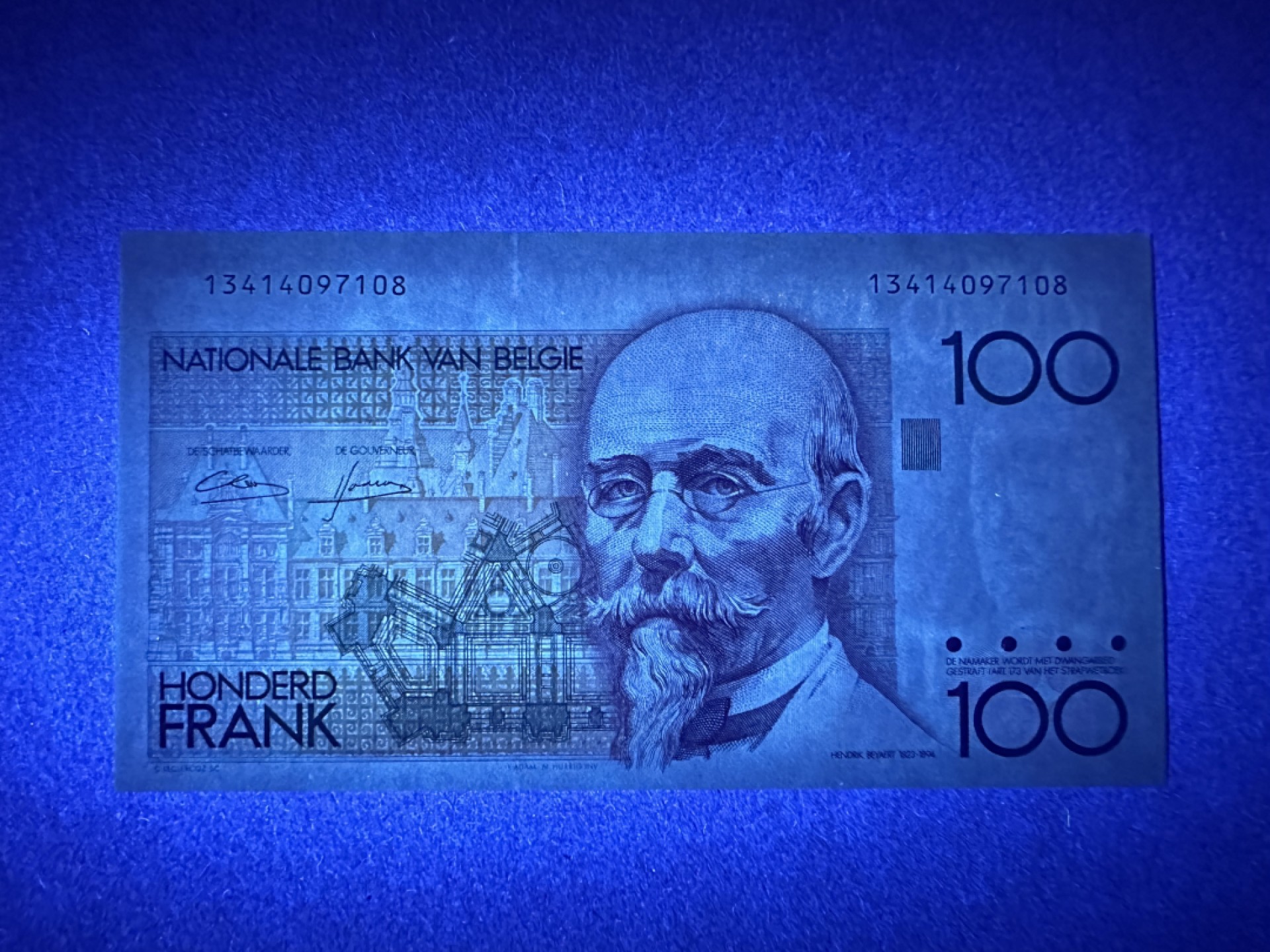 《张总收藏》89期——外币荟萃 欧洲精品 比利时100法郎 UNC 倒二版