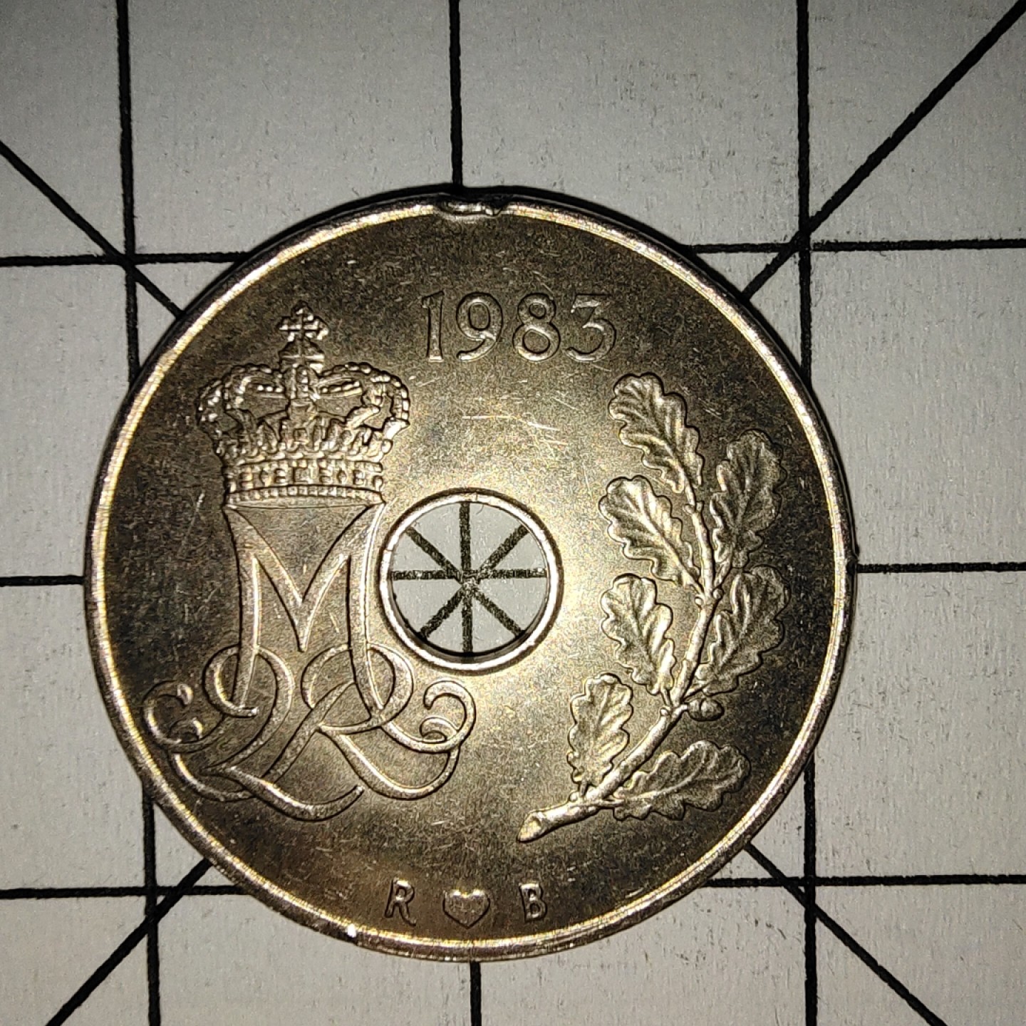 收藏之家世界硬币新年场(捡漏，无押金，无佣金，全场满20包邮，偏远地区除外) 丹麦25欧尔1983年