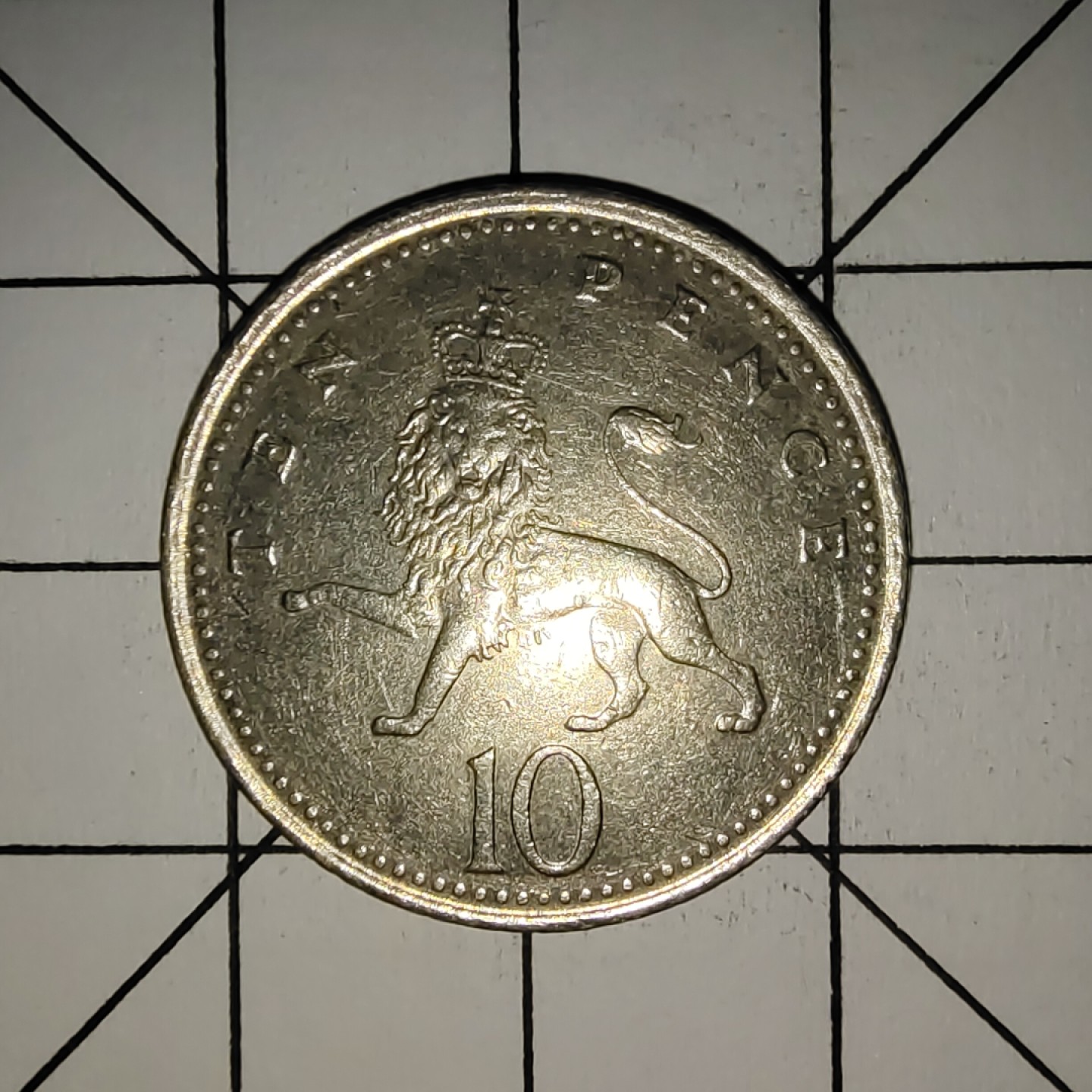 收藏之家世界硬币新年场(捡漏，无押金，无佣金，全场满20包邮，偏远地区除外) 英国10便士1996年