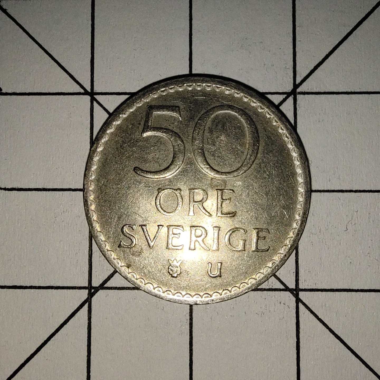 收藏之家世界硬币新年场(捡漏，无押金，无佣金，全场满20包邮，偏远地区除外) 瑞典50欧尔1972年