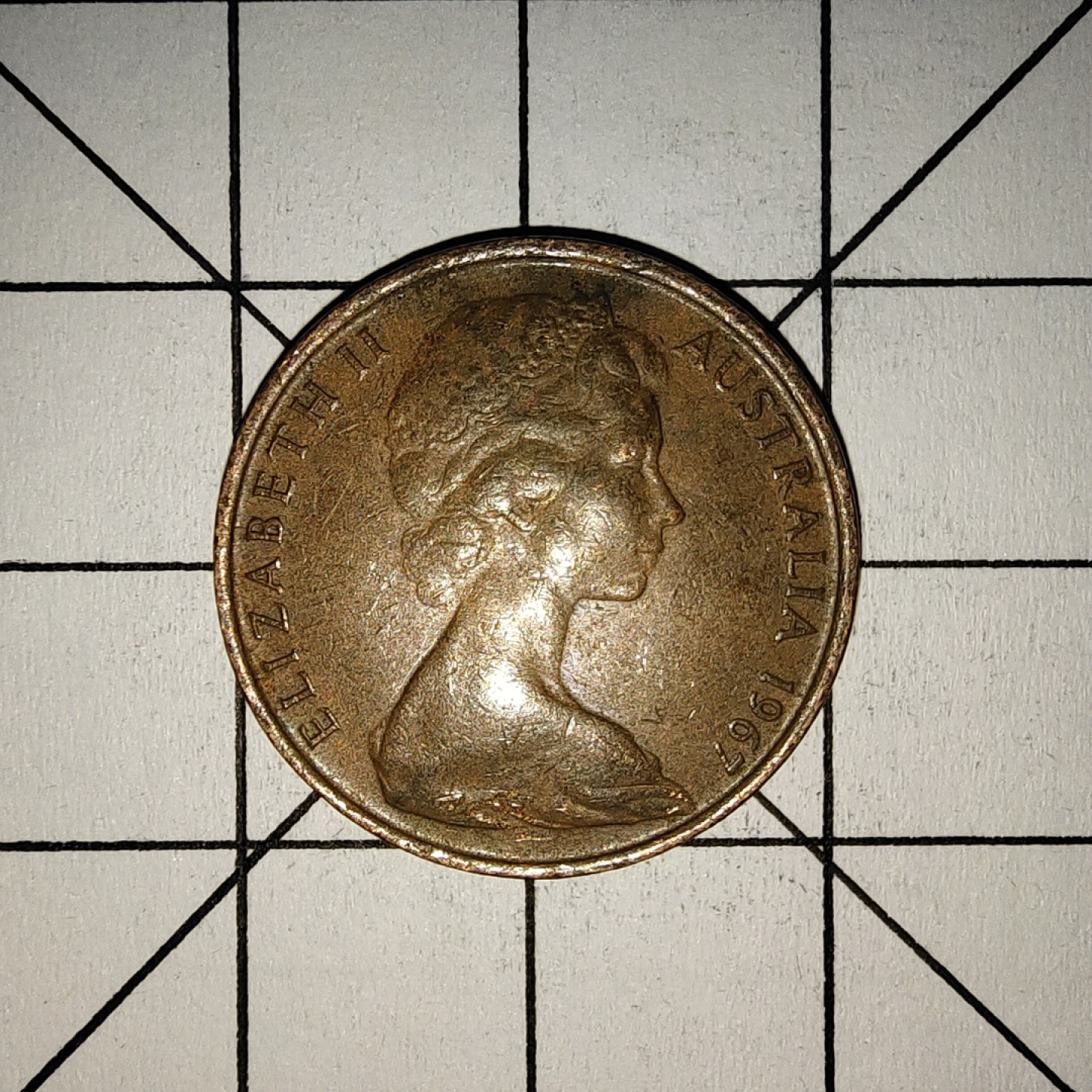 收藏之家世界硬币新年场(捡漏，无押金，无佣金，全场满20包邮，偏远地区除外) 澳大利亚2分1967年