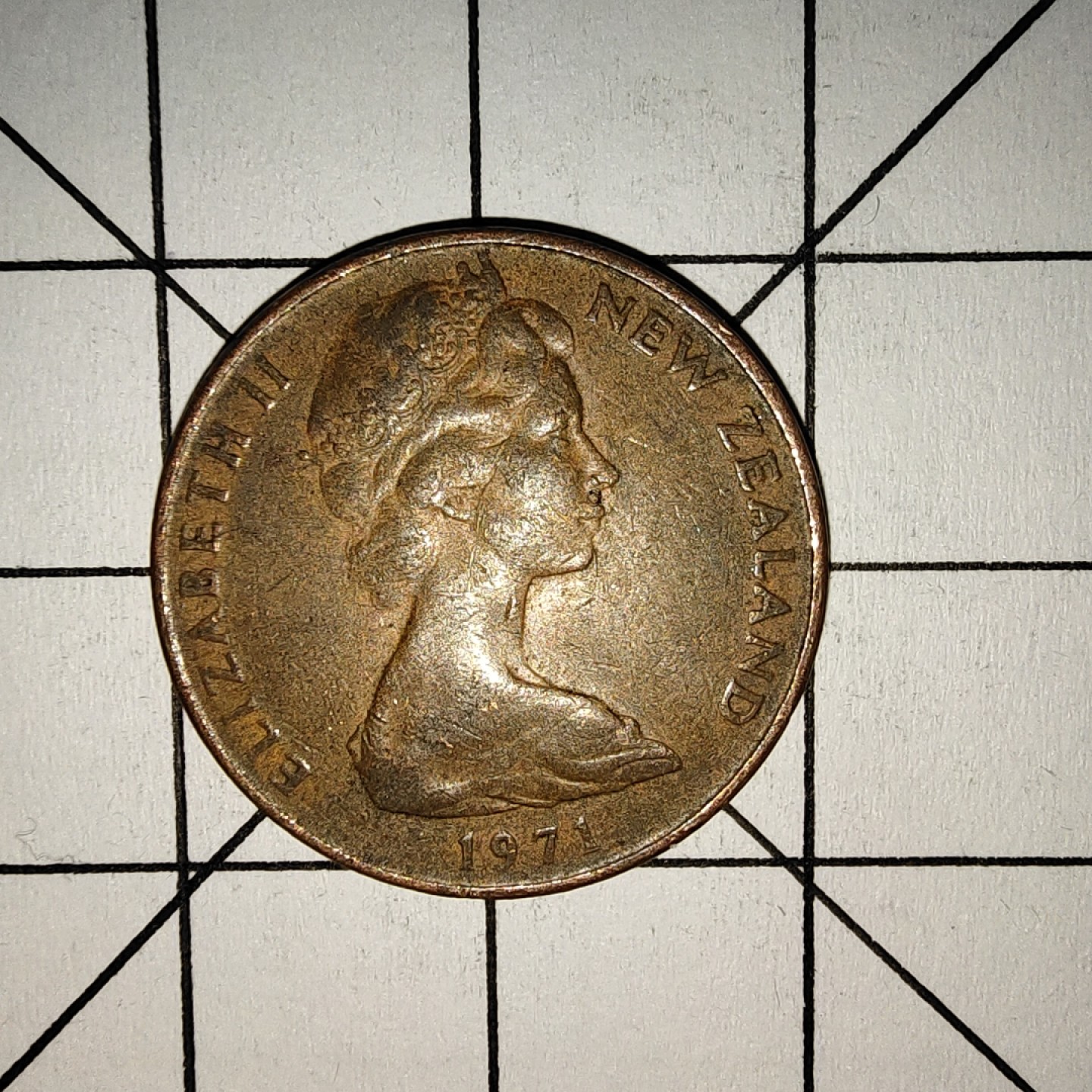 收藏之家世界硬币新年场(捡漏，无押金，无佣金，全场满20包邮，偏远地区除外) 新西兰2分1971年