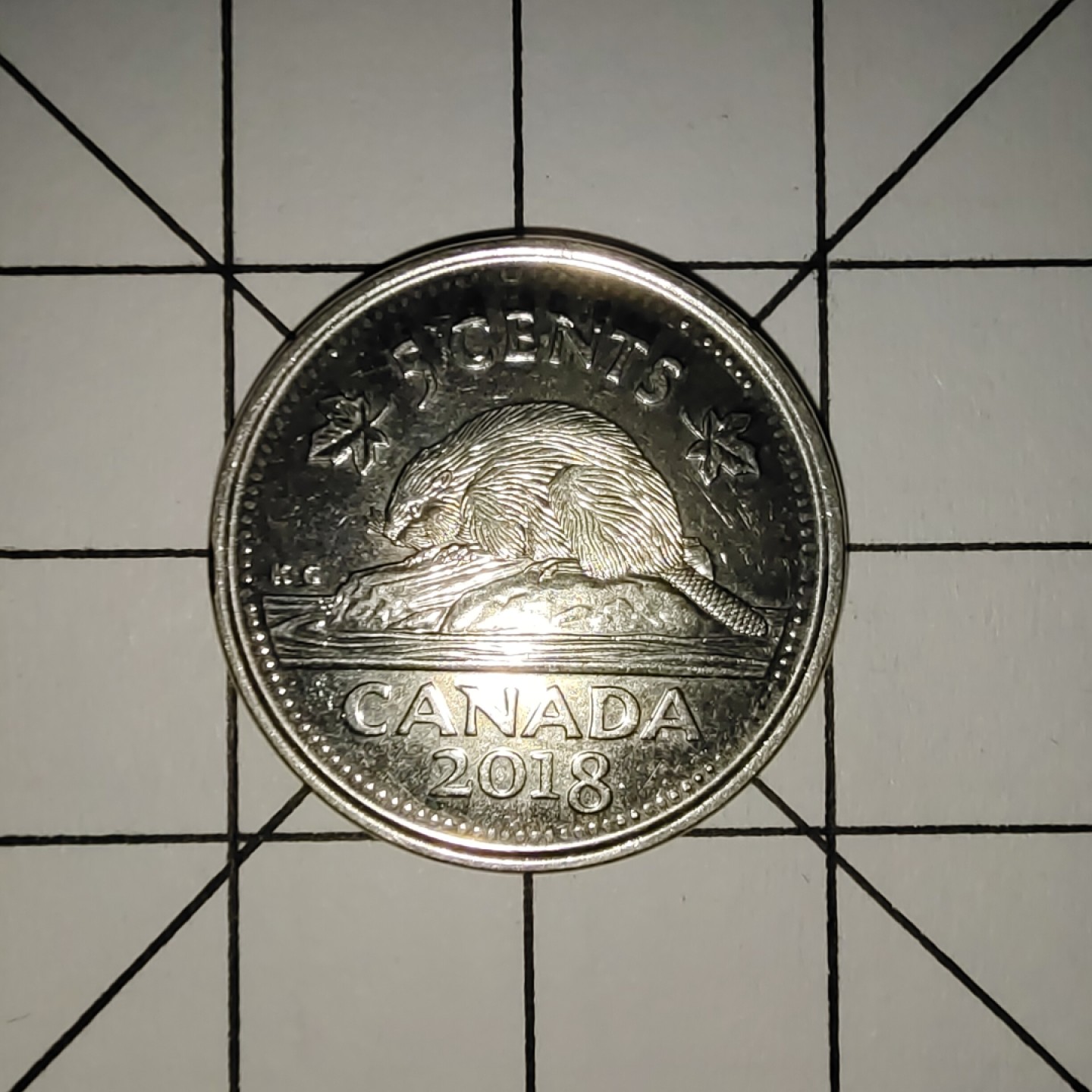 收藏之家世界硬币新年场(捡漏，无押金，无佣金，全场满20包邮，偏远地区除外) 加拿大5分2018年