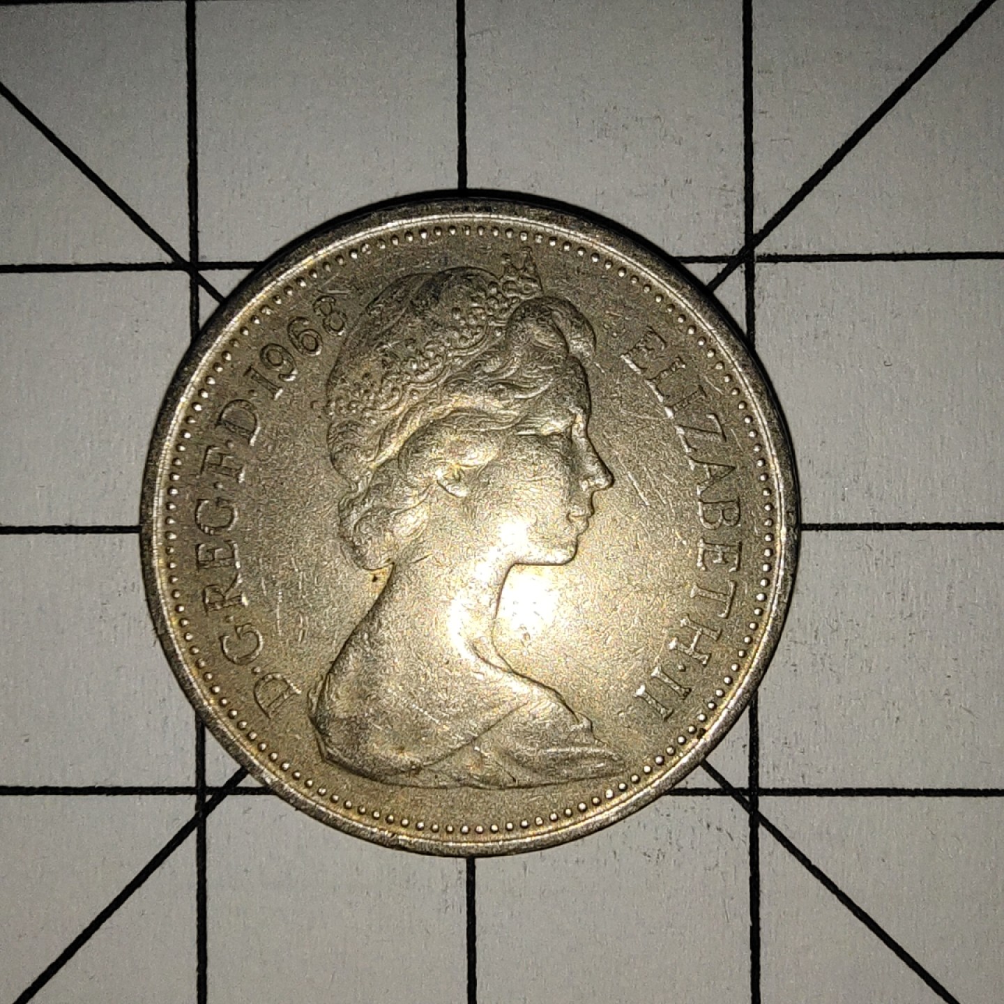 收藏之家世界硬币新年场(捡漏，无押金，无佣金，全场满20包邮，偏远地区除外) 英国5便士1968年