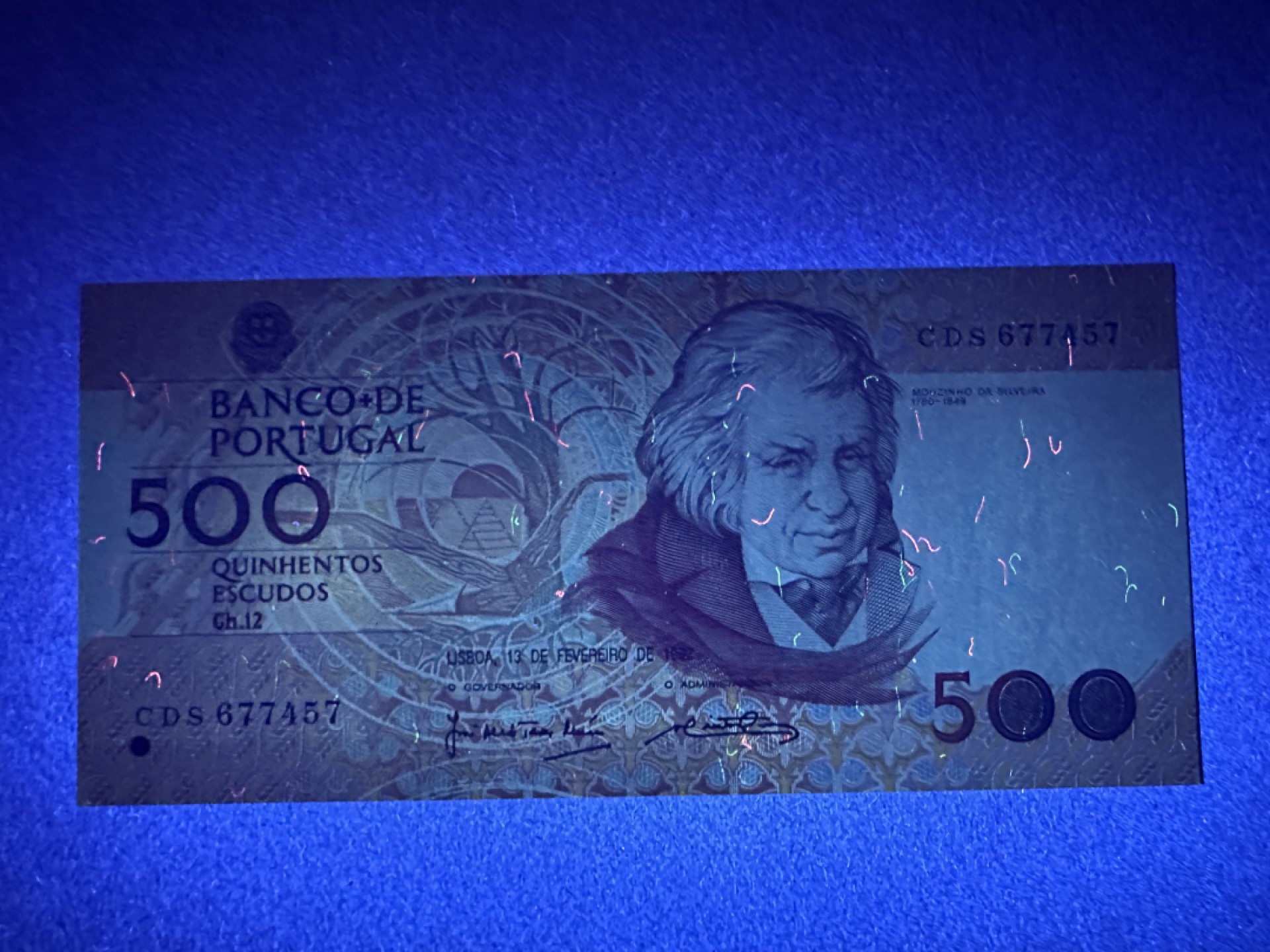 《张总收藏》89期——外币荟萃 欧洲精品 葡萄牙500埃斯库多 UNC 1992年 葡萄牙政治家莫西尼奥