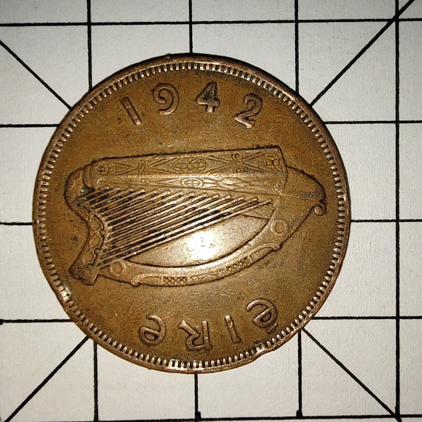 收藏之家世界硬币新年场(捡漏，无押金，无佣金，全场满20包邮，偏远地区除外) 爱尔兰1便士1942年