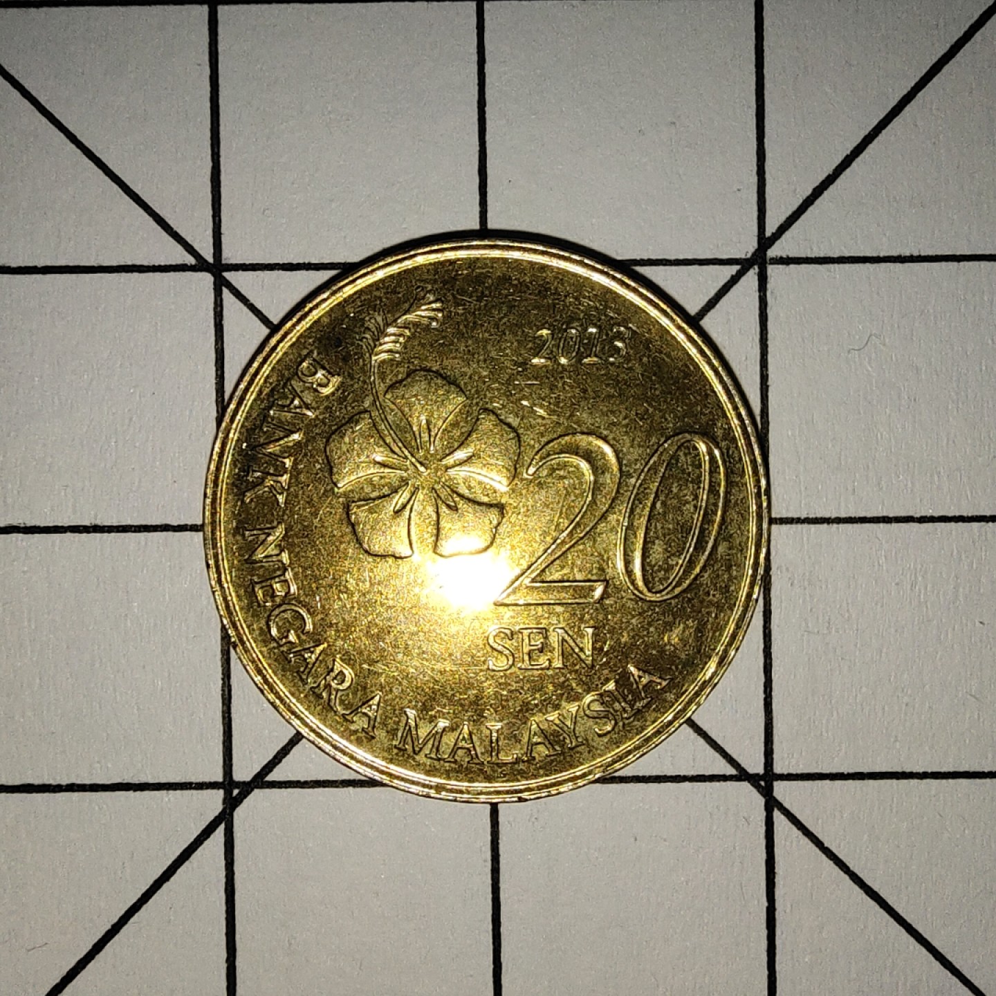 收藏之家世界硬币新年场(捡漏，无押金，无佣金，全场满20包邮，偏远地区除外) 马来西亚20分2013年