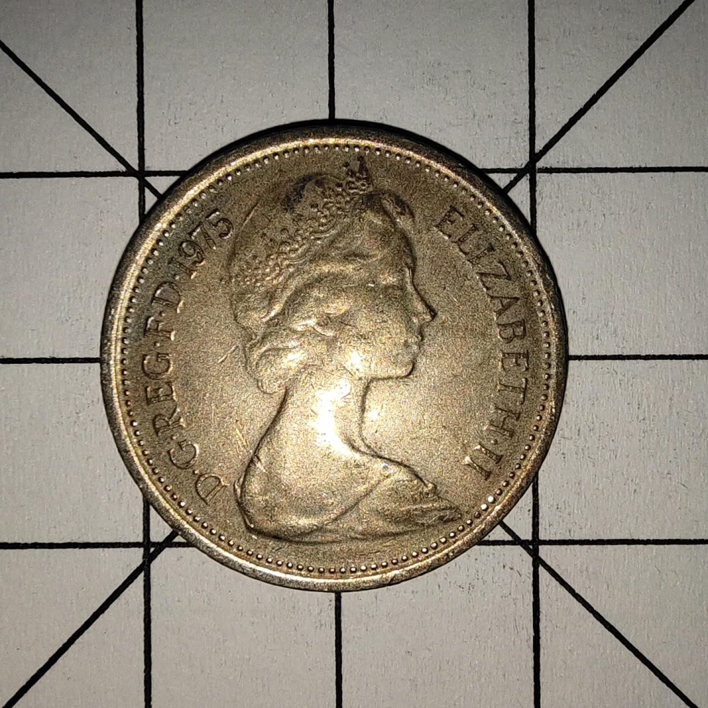 收藏之家世界硬币新年场(捡漏，无押金，无佣金，全场满20包邮，偏远地区除外) 英国5便士1975年