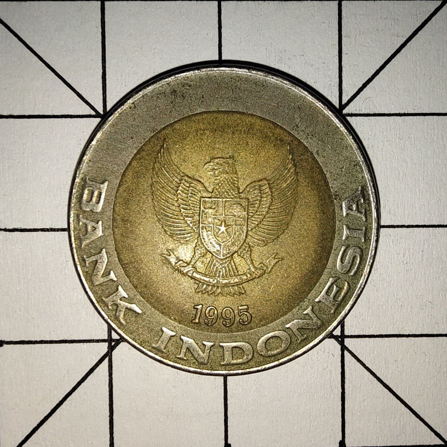 收藏之家世界硬币新年场(捡漏，无押金，无佣金，全场满20包邮，偏远地区除外) 印度尼西亚1000盾双色币1995年