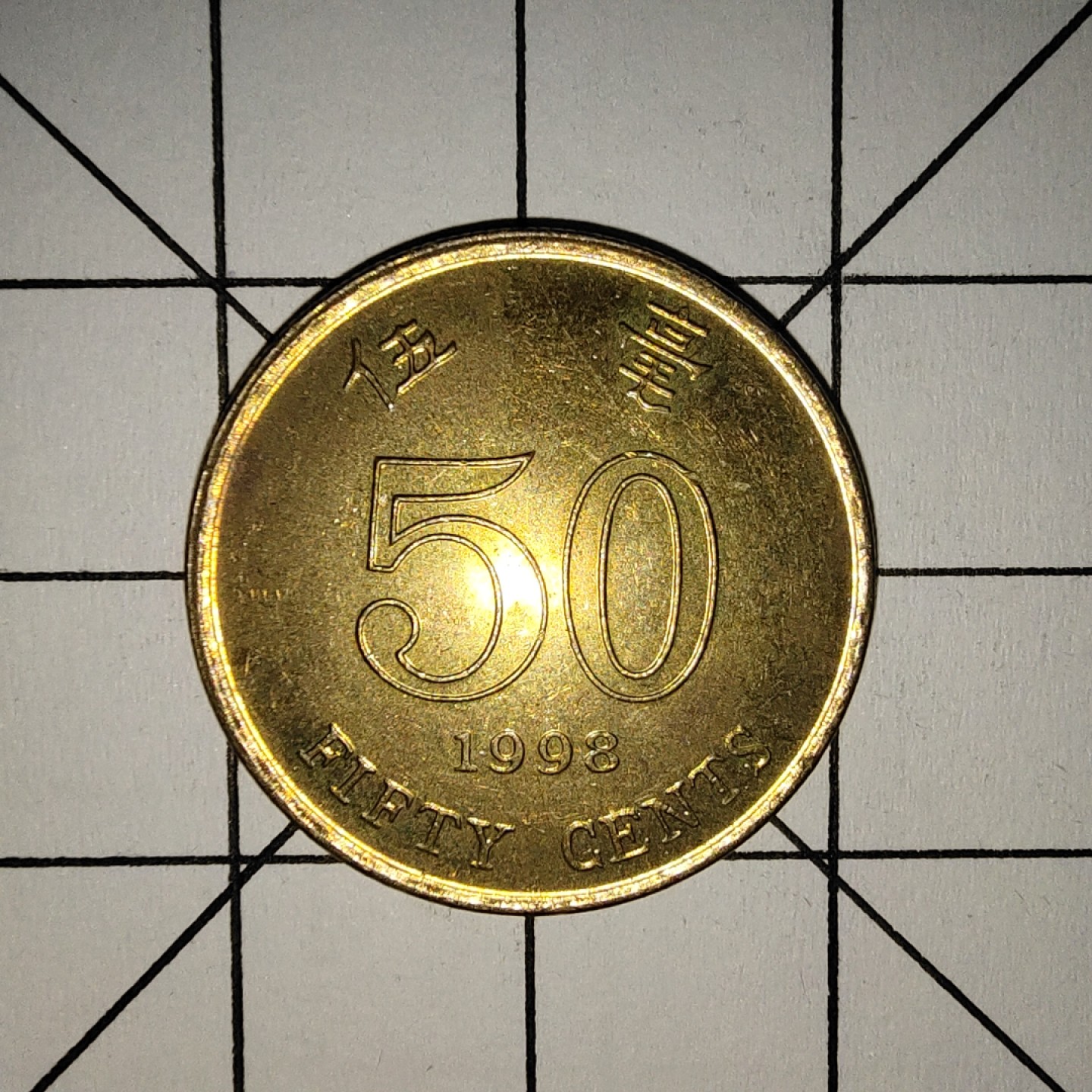 收藏之家世界硬币新年场(捡漏，无押金，无佣金，全场满20包邮，偏远地区除外) 香港5毫1998年