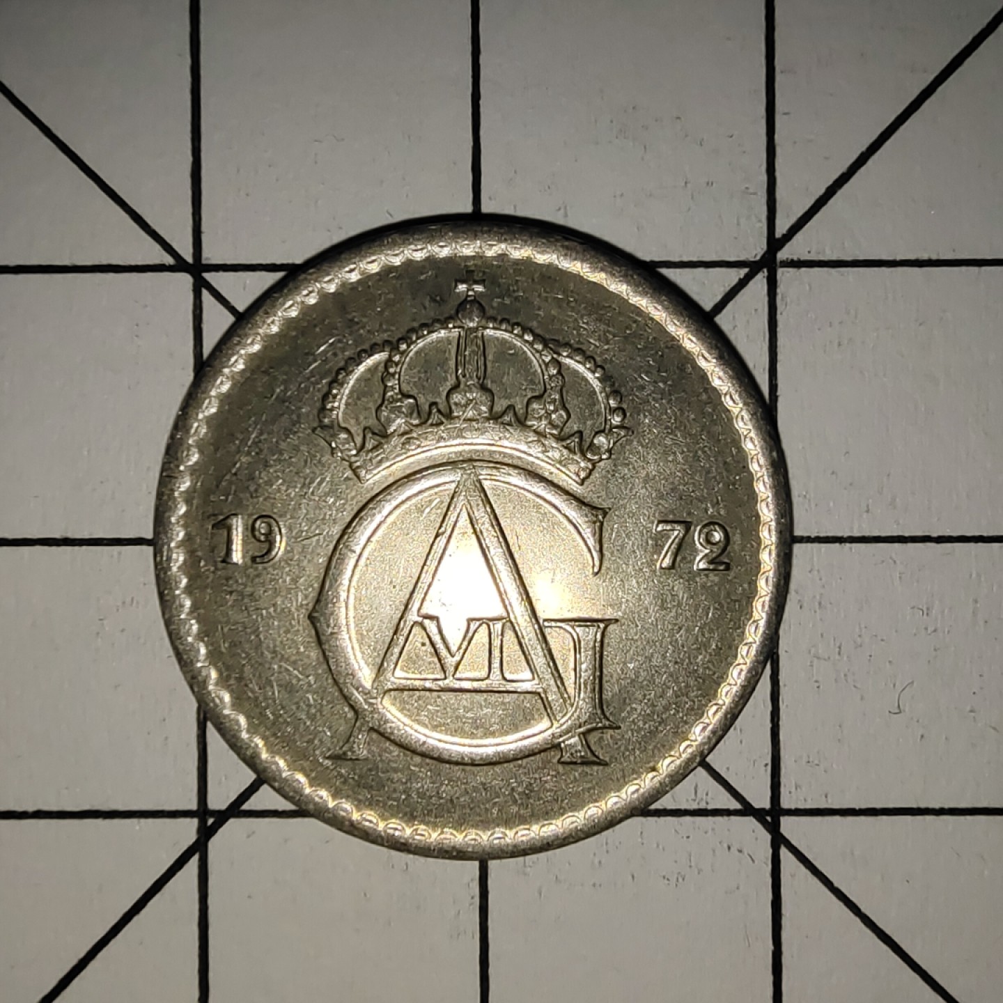 收藏之家世界硬币新年场(捡漏，无押金，无佣金，全场满20包邮，偏远地区除外) 瑞典50欧尔1972年