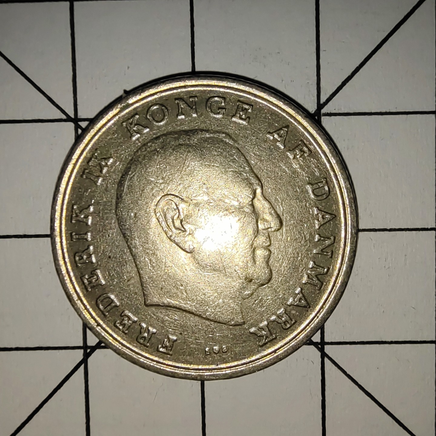 收藏之家世界硬币新年场(捡漏，无押金，无佣金，全场满20包邮，偏远地区除外) 丹麦1克朗1972年