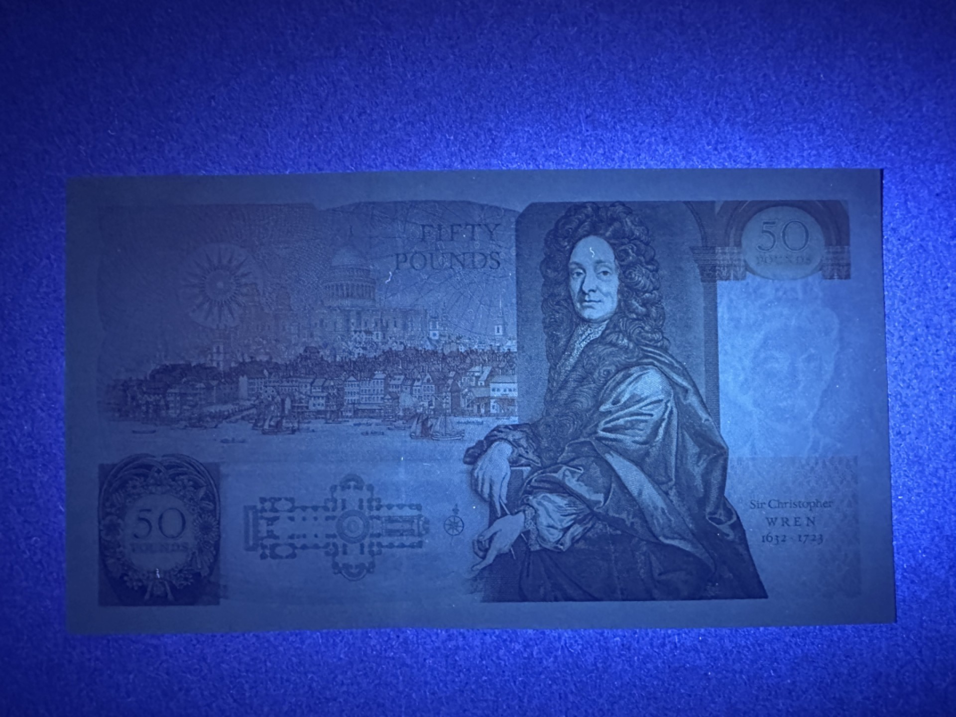 《张总收藏》89期——外币荟萃 欧洲精品 英格兰50镑 UNC D序列 G.M. Gill签名