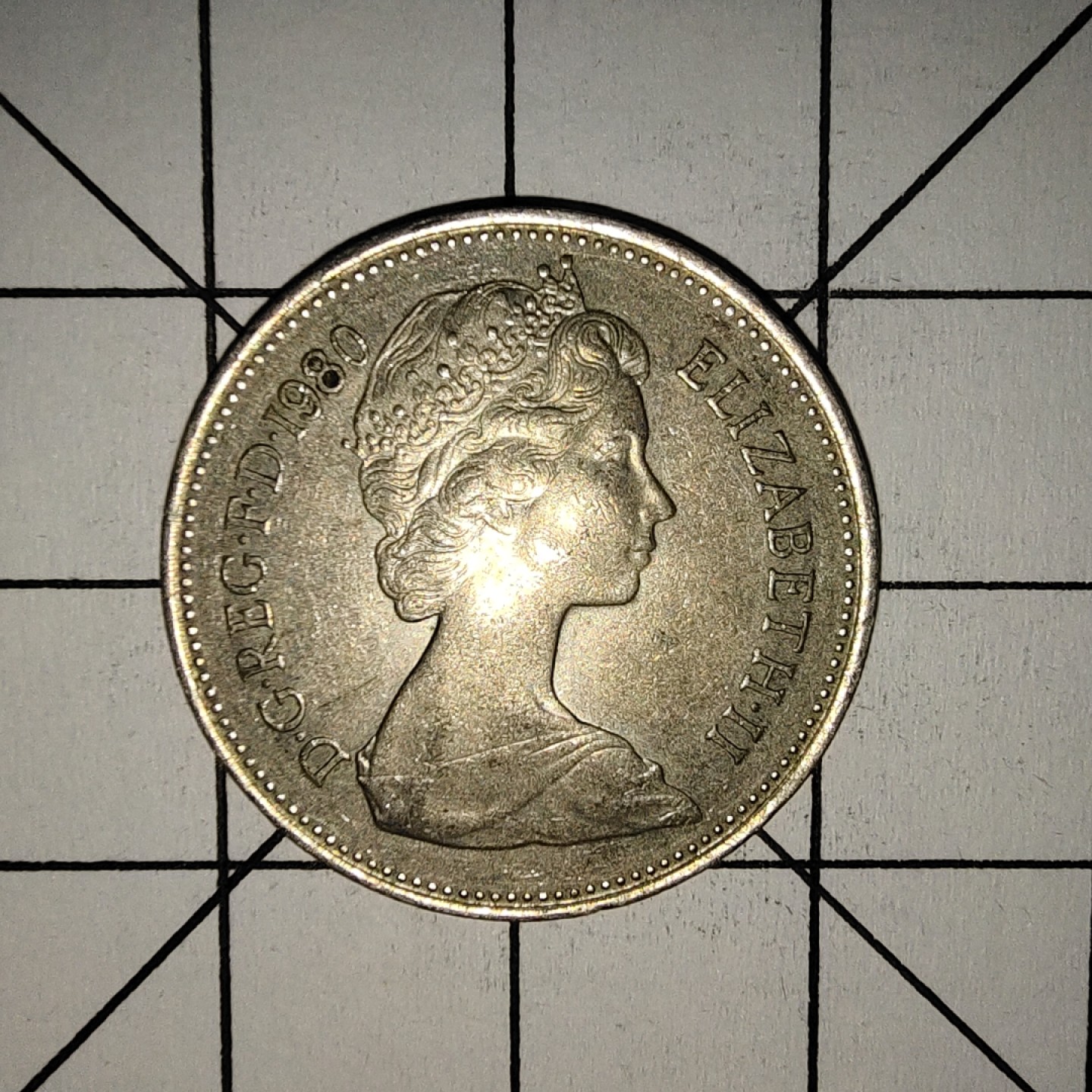 收藏之家世界硬币新年场(捡漏，无押金，无佣金，全场满20包邮，偏远地区除外) 英国5便士1980年