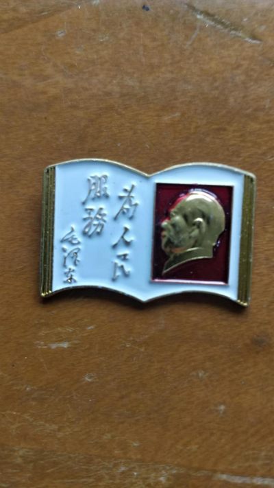 异型，毛主席纪念章，无佣金 - 非常漂亮，非常稀少的毛主席纪念章一枚