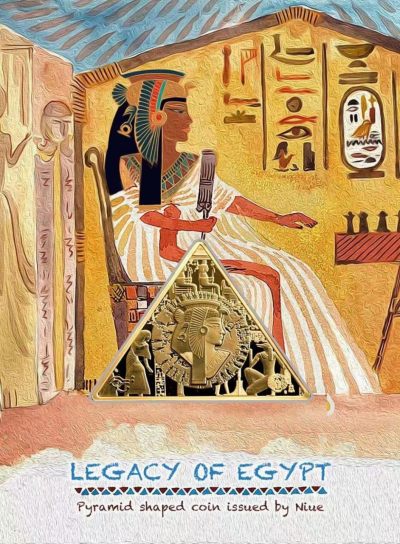 纽埃2020年古埃及文化三角形纪念铜币 - 纽埃2020年古埃及文化三角形纪念铜币