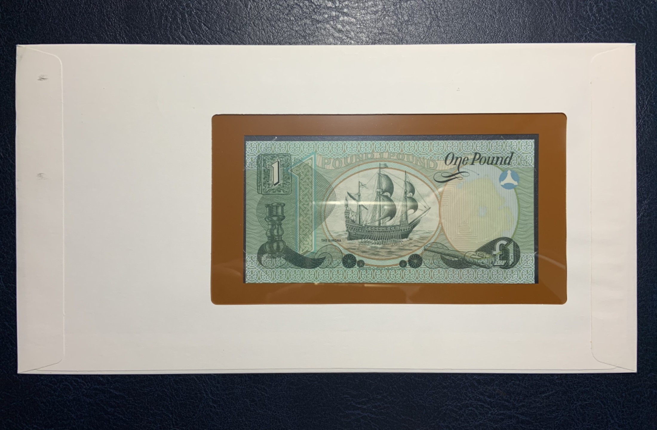 收藏联盟Quantum Auction 第232期拍卖 北爱尔兰1979年1镑富兰克林邮币封 品相UNC