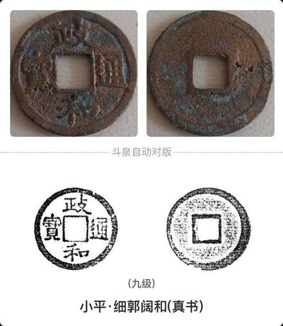 铜钱散币 - 政和通宝