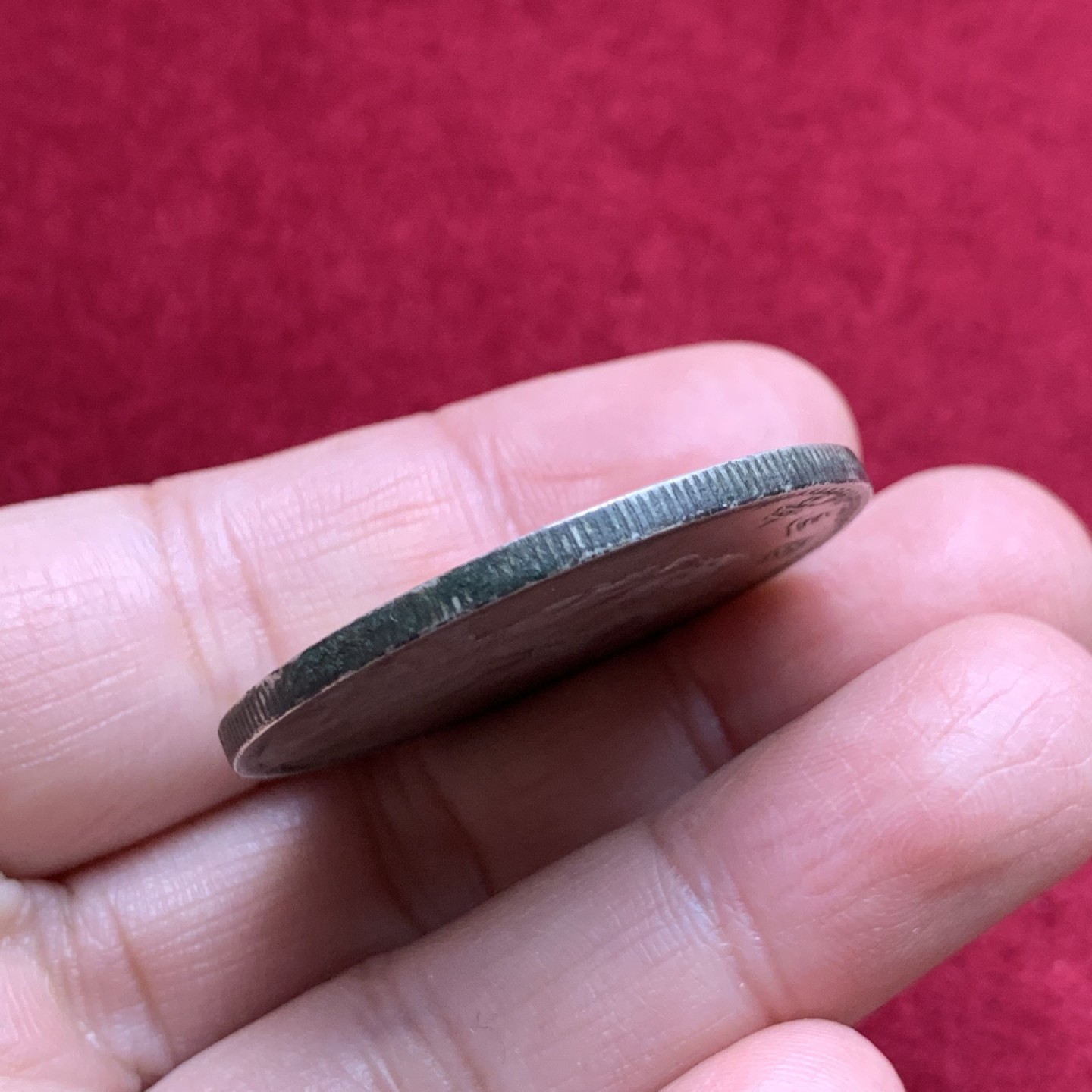 《竞宝斋》第135场-周日，周一连拍 (全场包邮) 中华民国 三年 大头银元 原味状态 背面12点下凹处个人认为十币胚缺陷 详情见图自行分辨