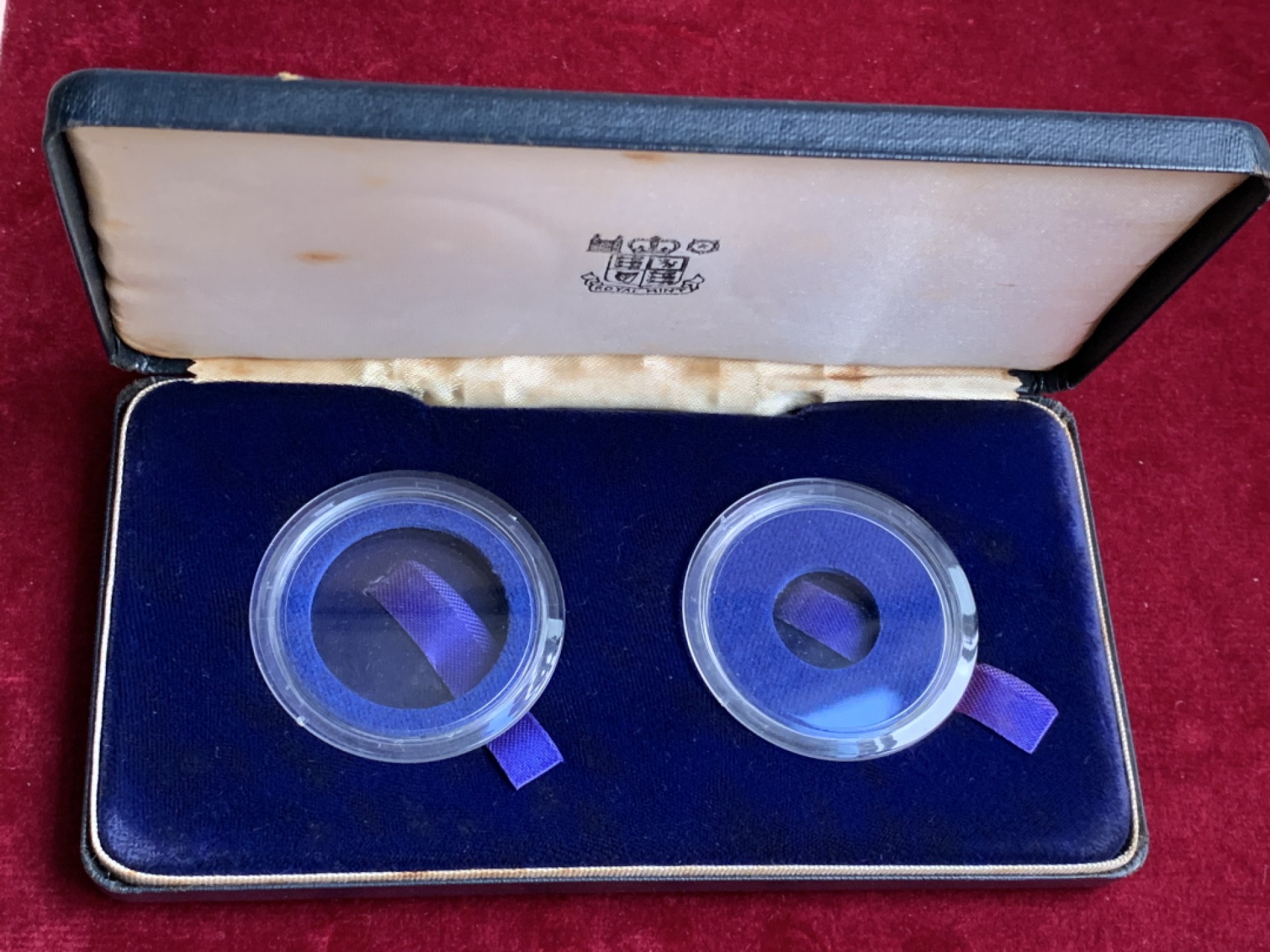 《竞宝斋》第135场-周日，周一连拍 (全场包邮) NGC PF68、PF66CAMEO 多米尼加1973年10分、1/2比索精制镍币一对，带盒