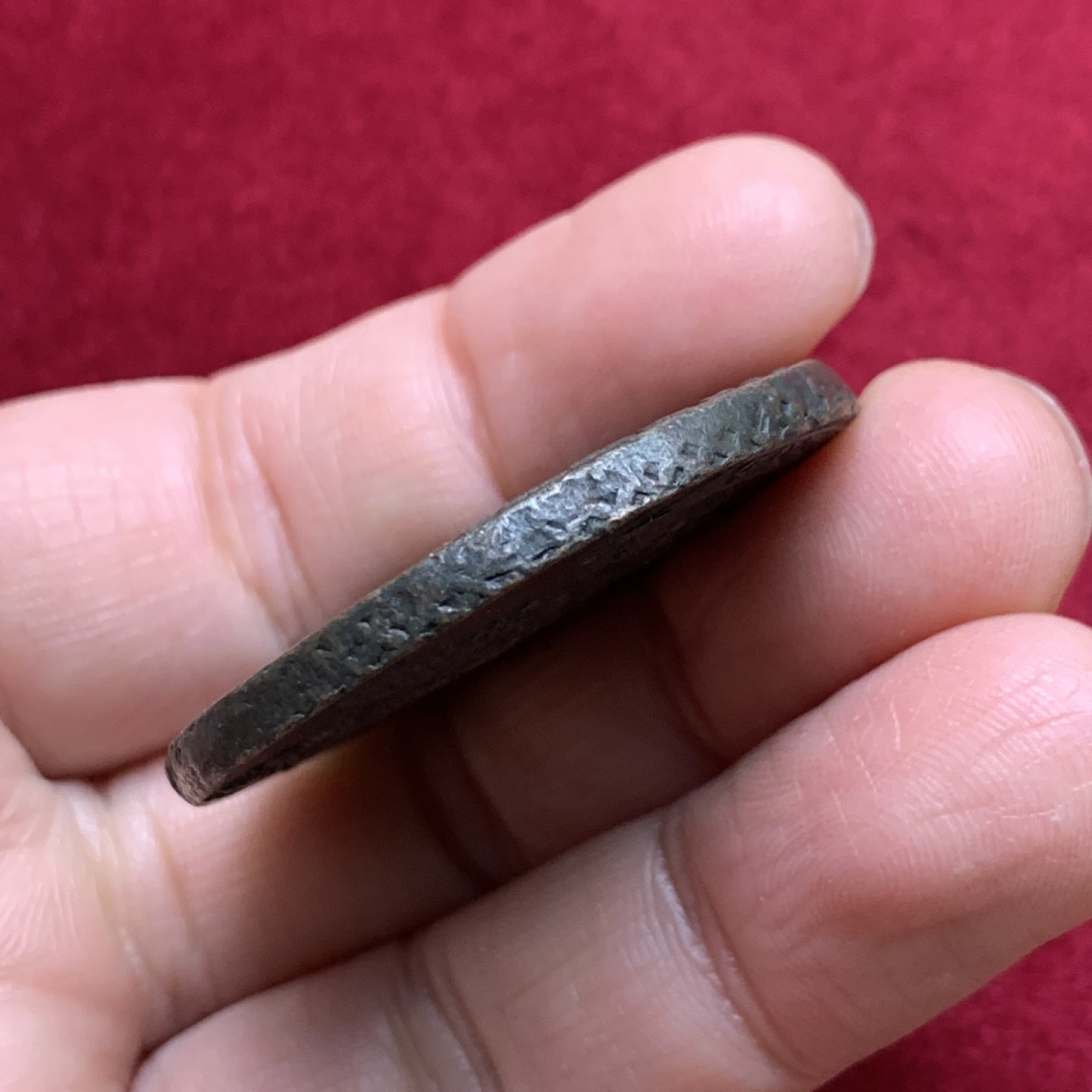 《竞宝斋》第135场-周日，周一连拍 (全场包邮) 沙俄 叶卡捷琳娜时期 1779年 5戈比大铜币 重量50克左右 大铜饼子 打制居中 磨损小 西伯利亚的粗狂